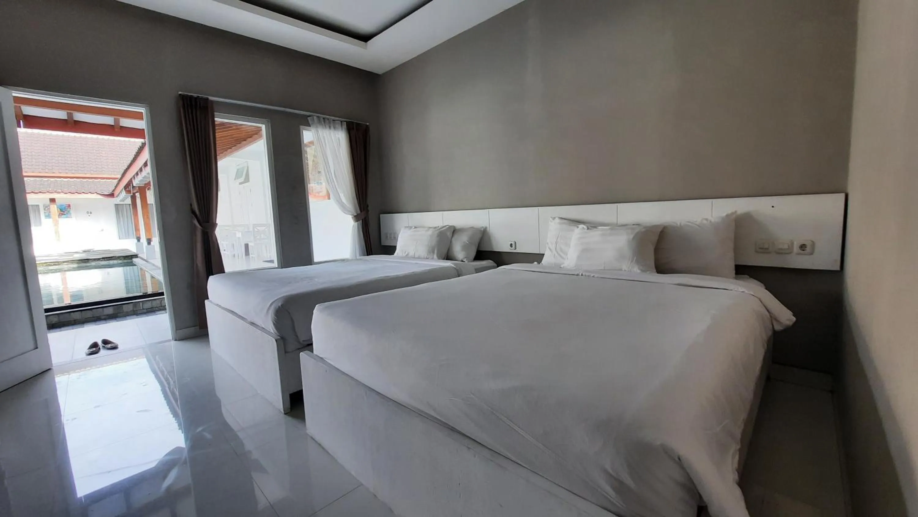 Bedroom, Bed in Sinom Borobudur Heritage Hotel
