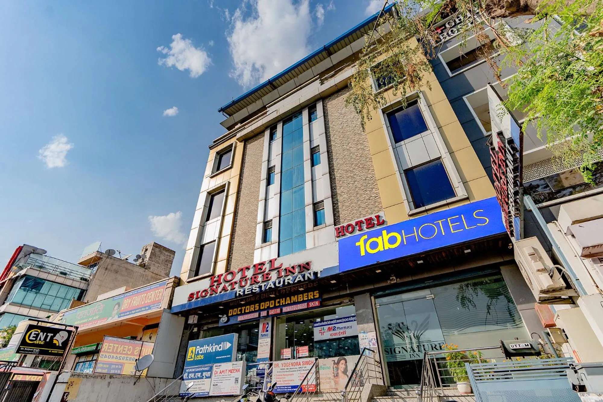 Property building in FabHotel Signature Inn