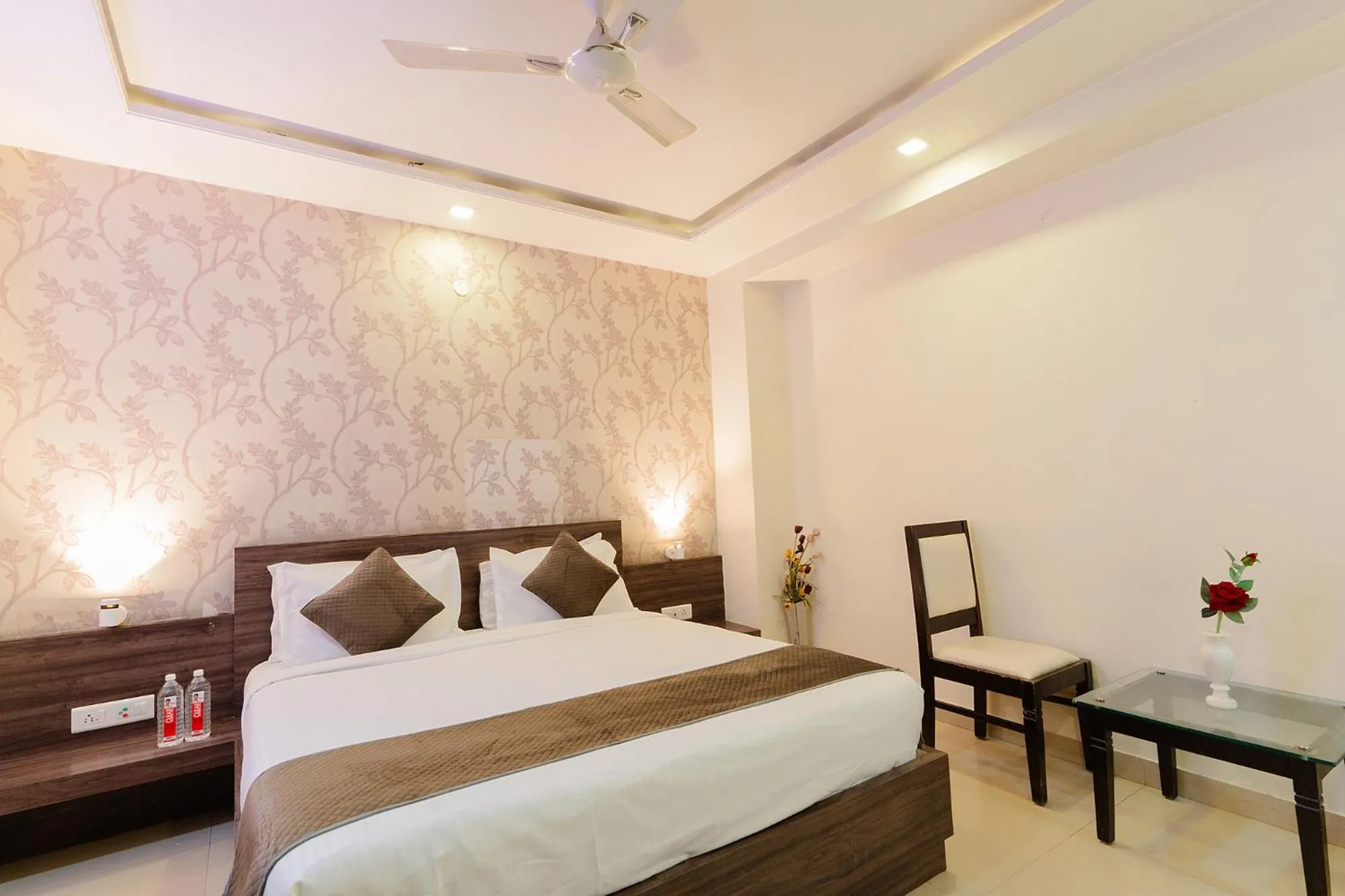 Bed in FabHotel Signature Inn