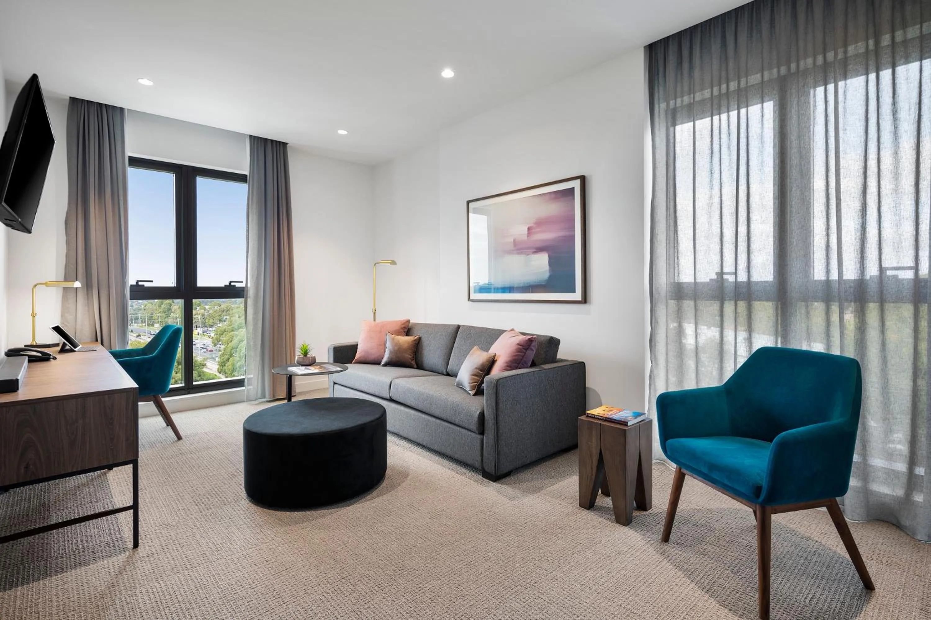 Living room in Quest Burwood East