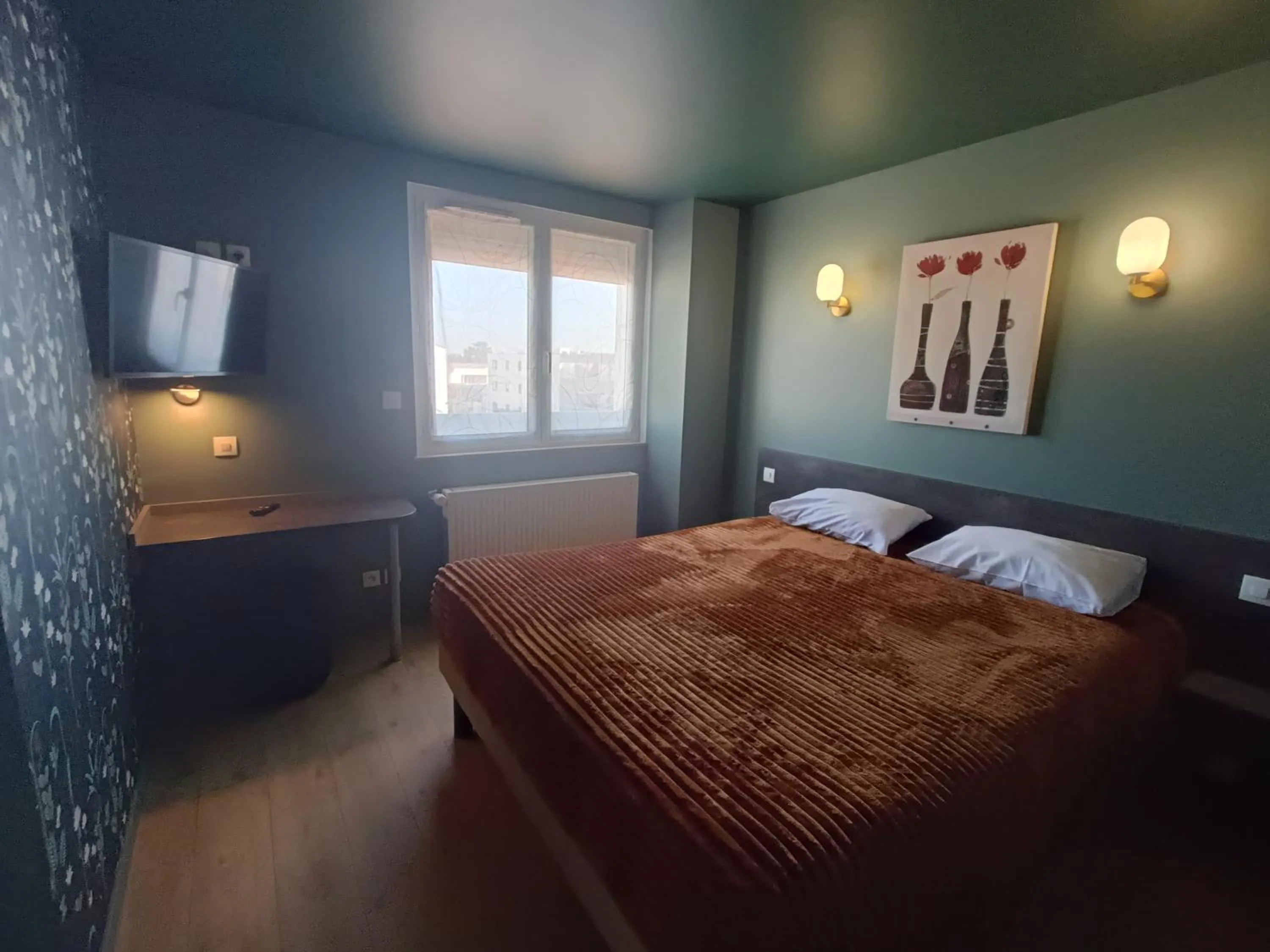 Bed in Hotel Restaurant L'Atlantique