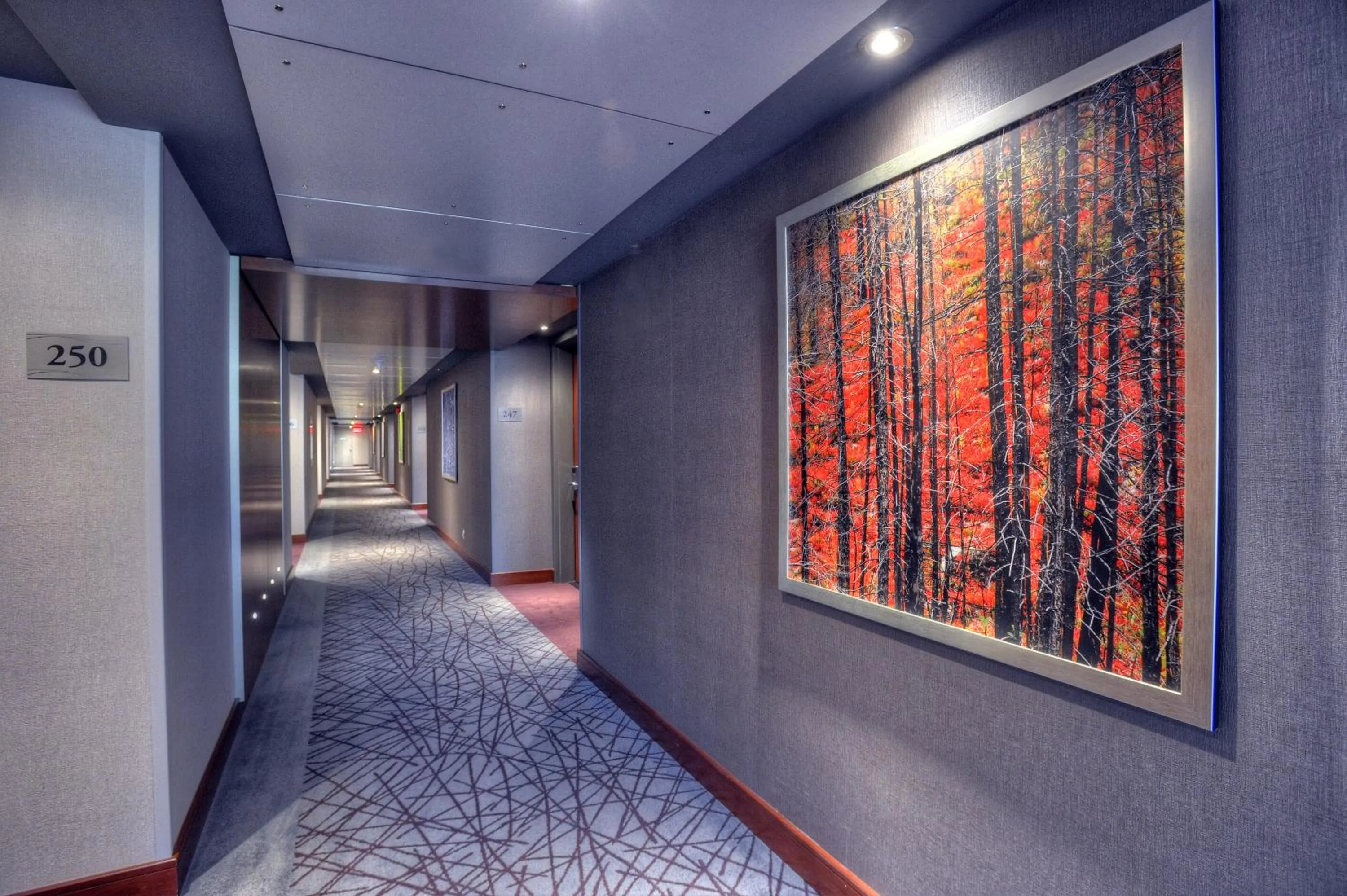 Decorative detail in Hotel Forestel