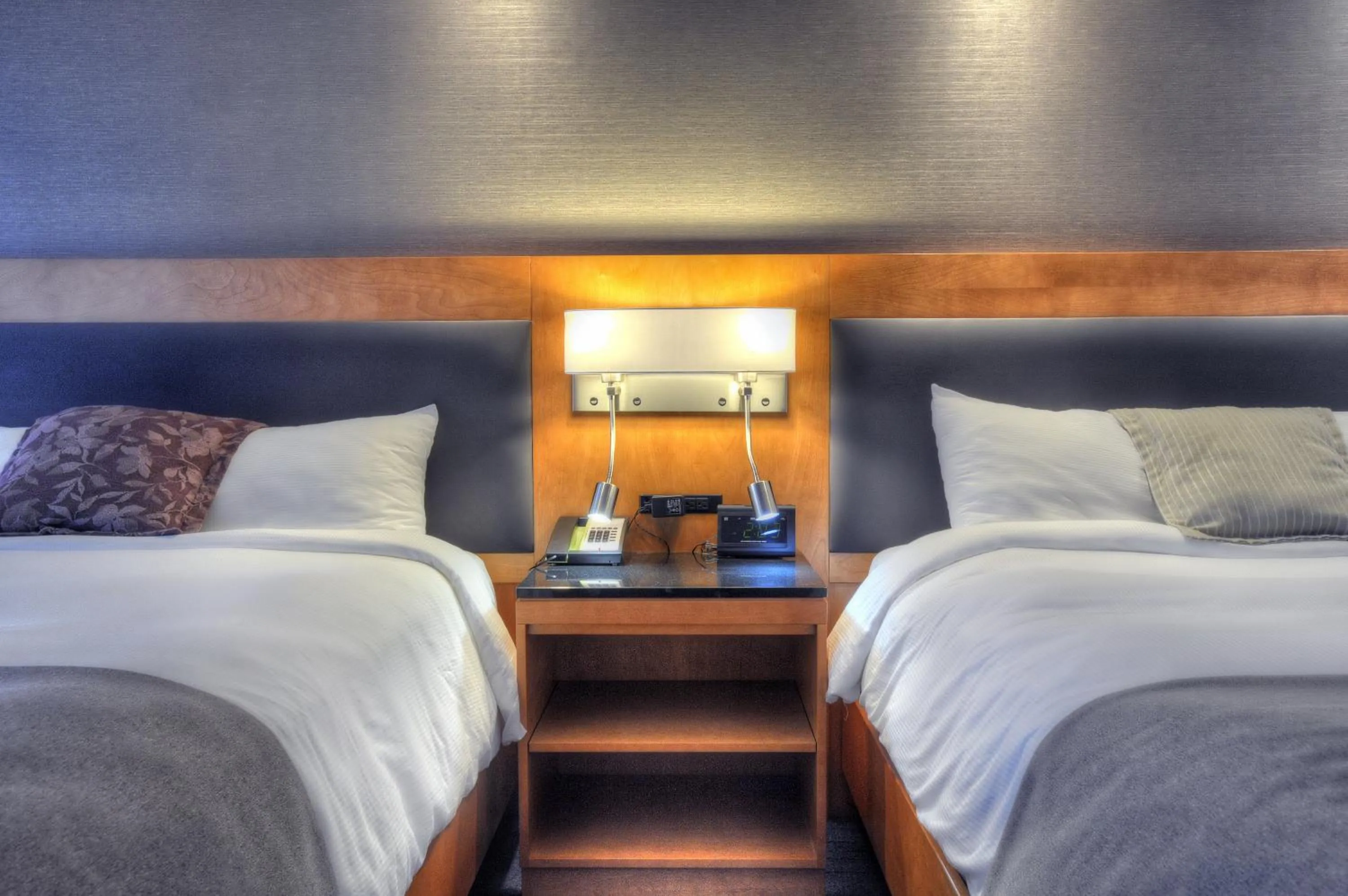 Decorative detail, Bed in Hotel Forestel