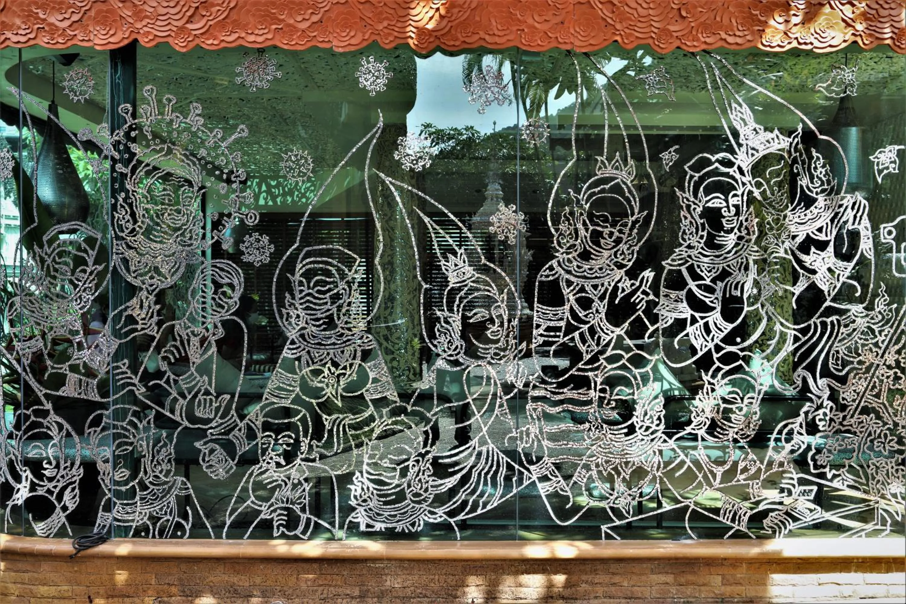 Decorative detail in Sawasdee Village