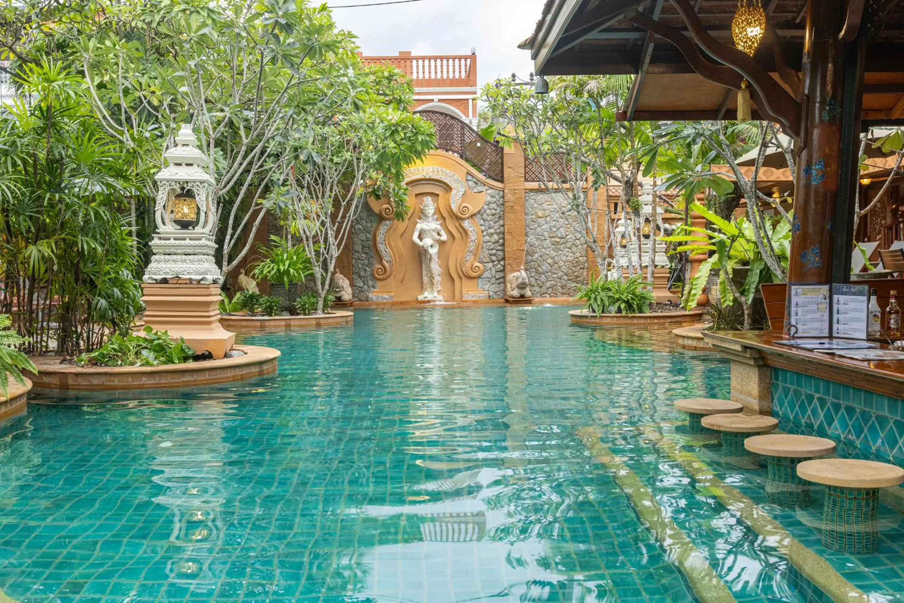 Pool view in Sawasdee Village