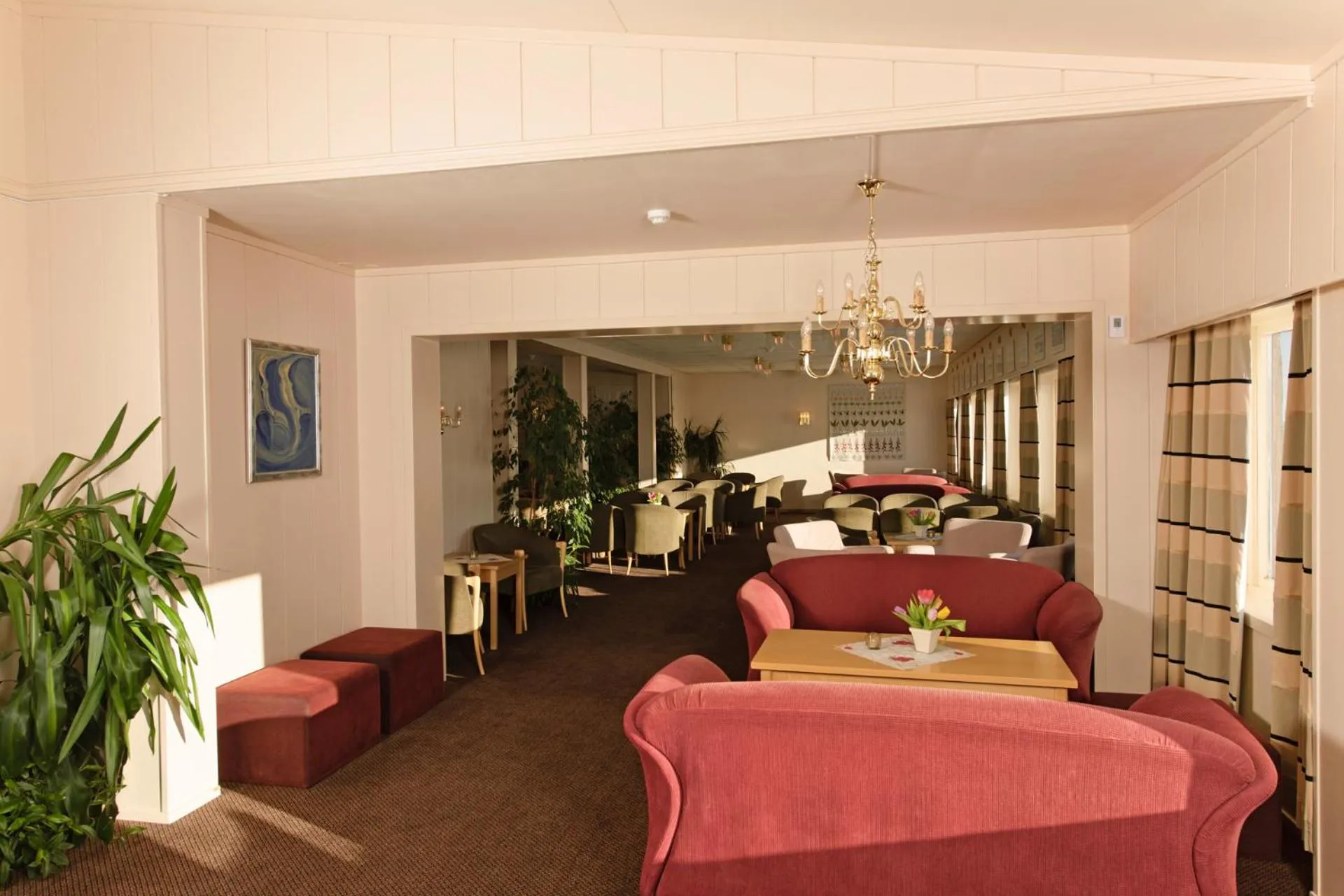 Bed in Rødungstøl Høyfjellshotell