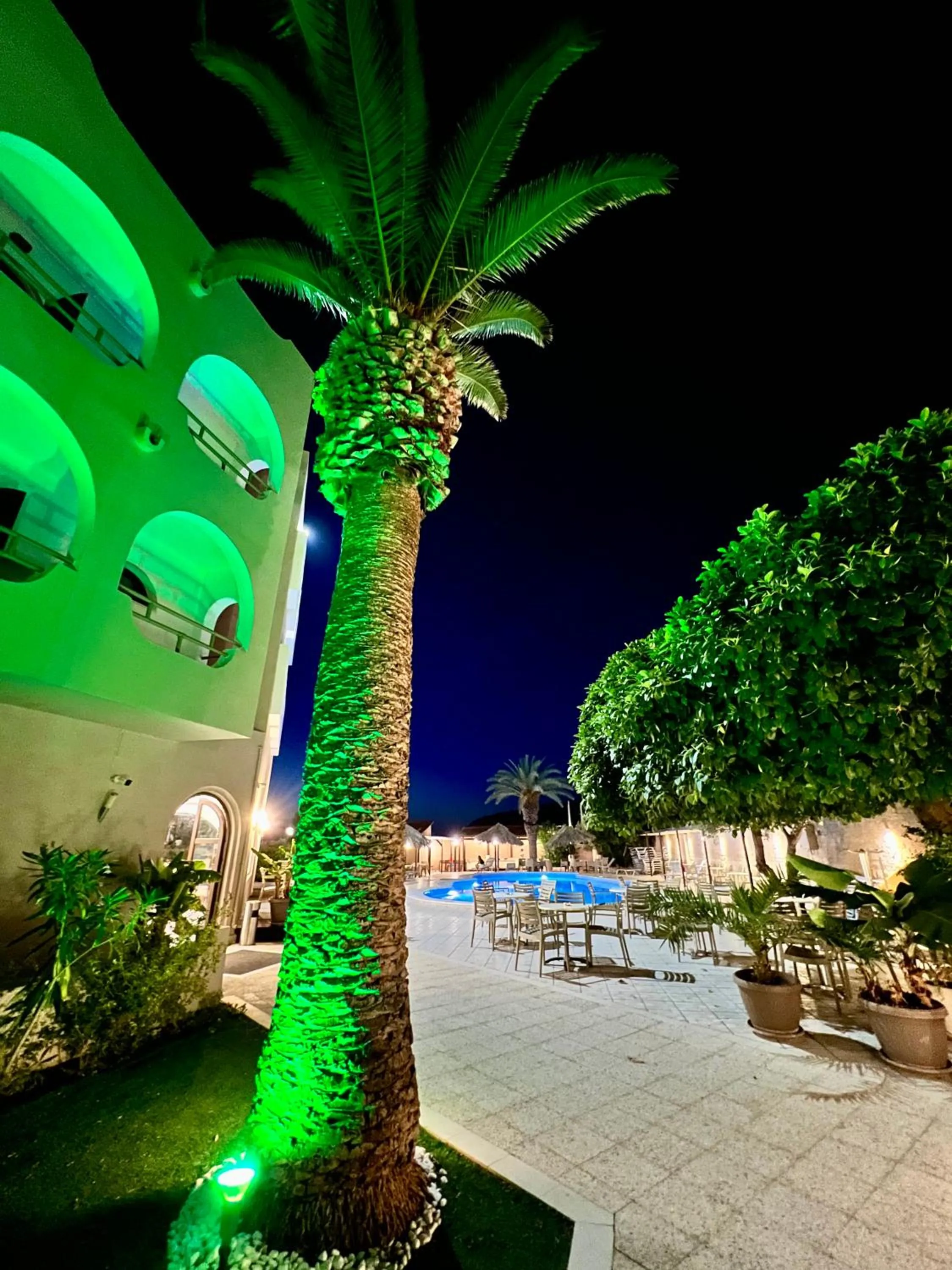 Patio in Karteros Hotel