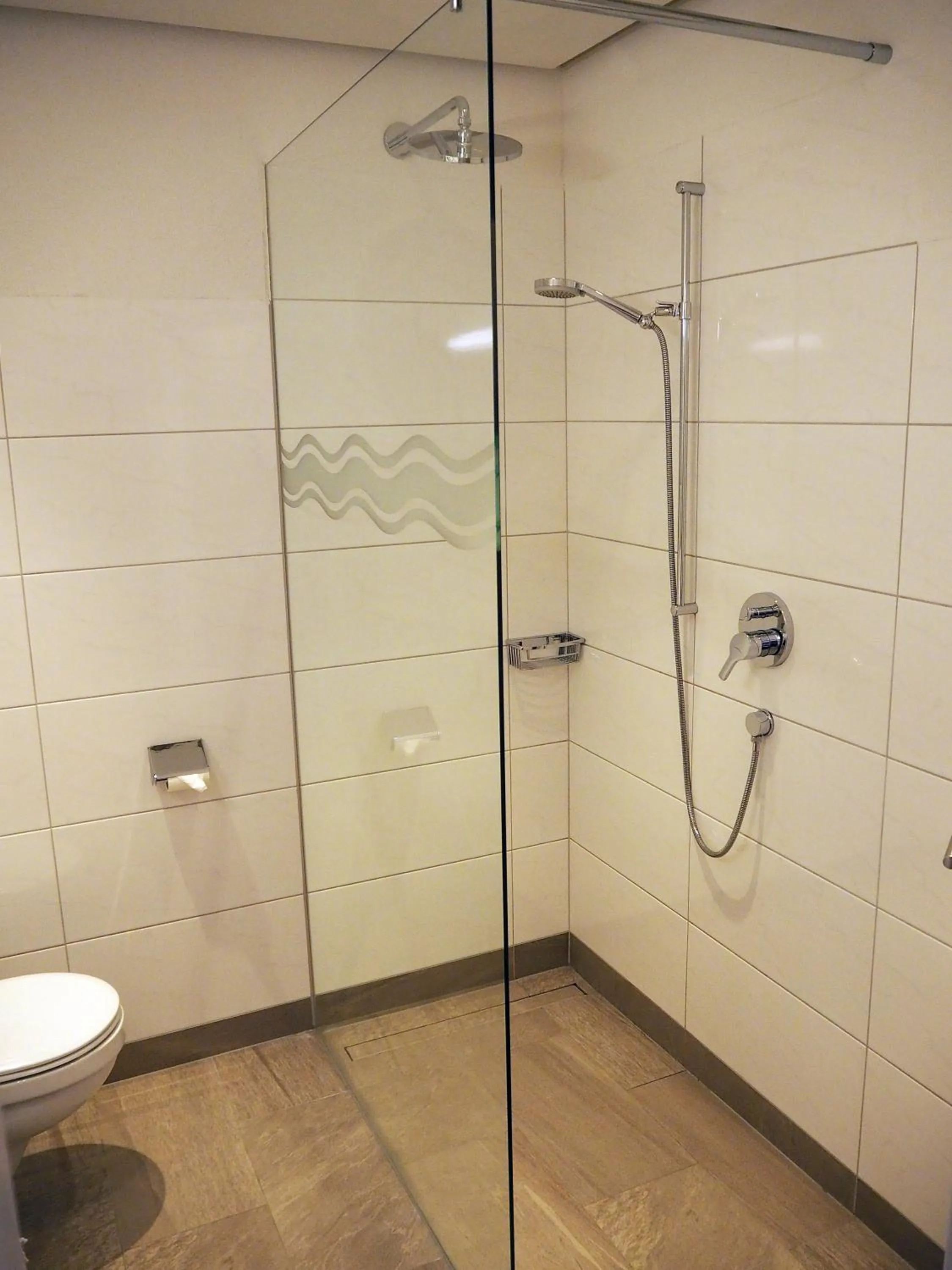 Shower in Hotel Egerthof