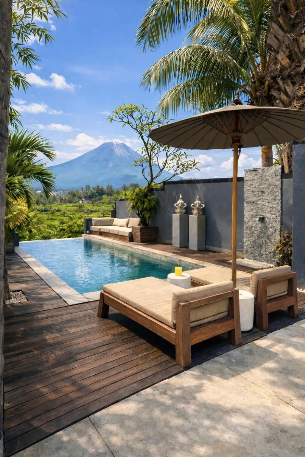 Suite with Private Pool in Lempuyang Boutique Hotel