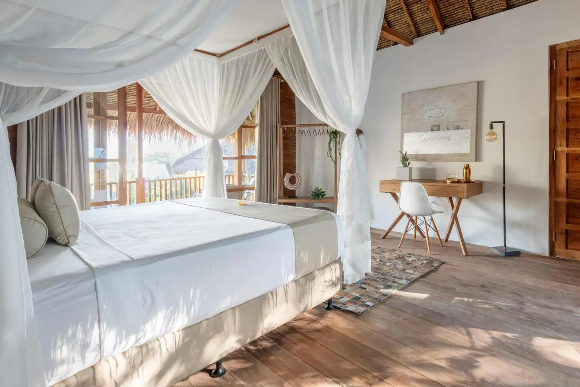 Deluxe Double Room with Balcony in Lempuyang Boutique Hotel Deluxe Double Room with Balcony in Lempuyang Boutique Hotel