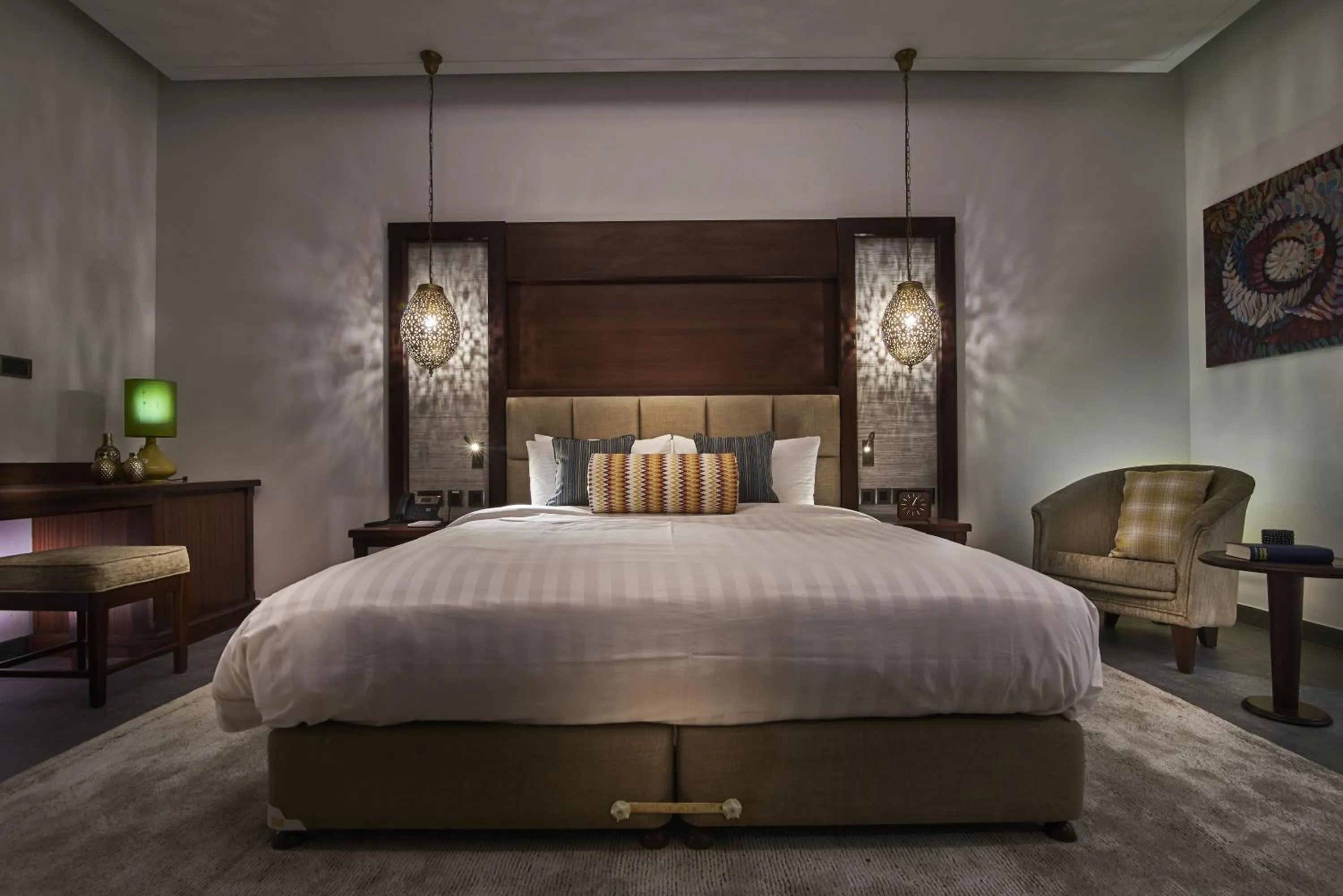 Bed in Sahab Resort and Spa, Jabal Al Akhdar