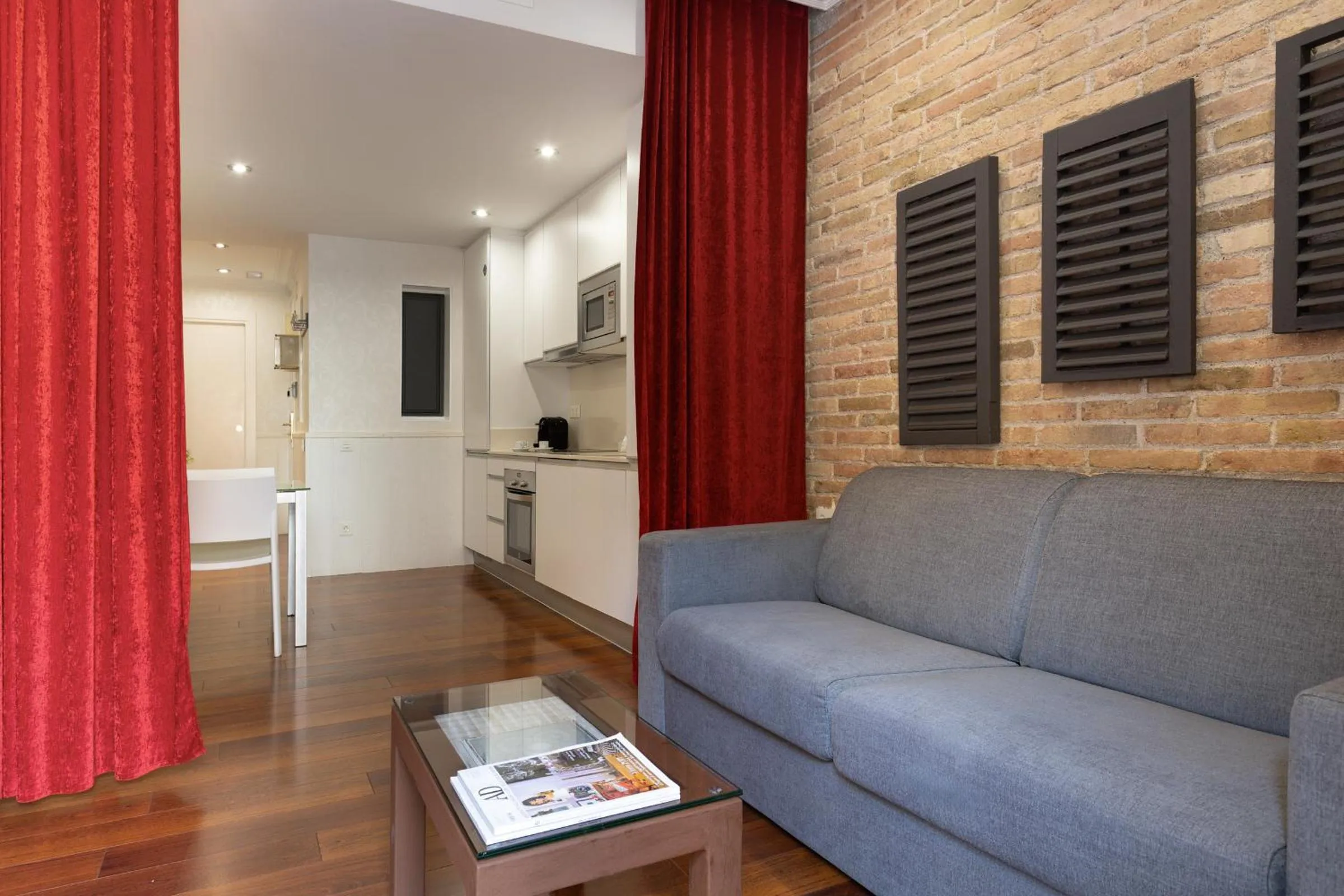 Kitchen or kitchenette in Enjoybcn Gaudi Apartments