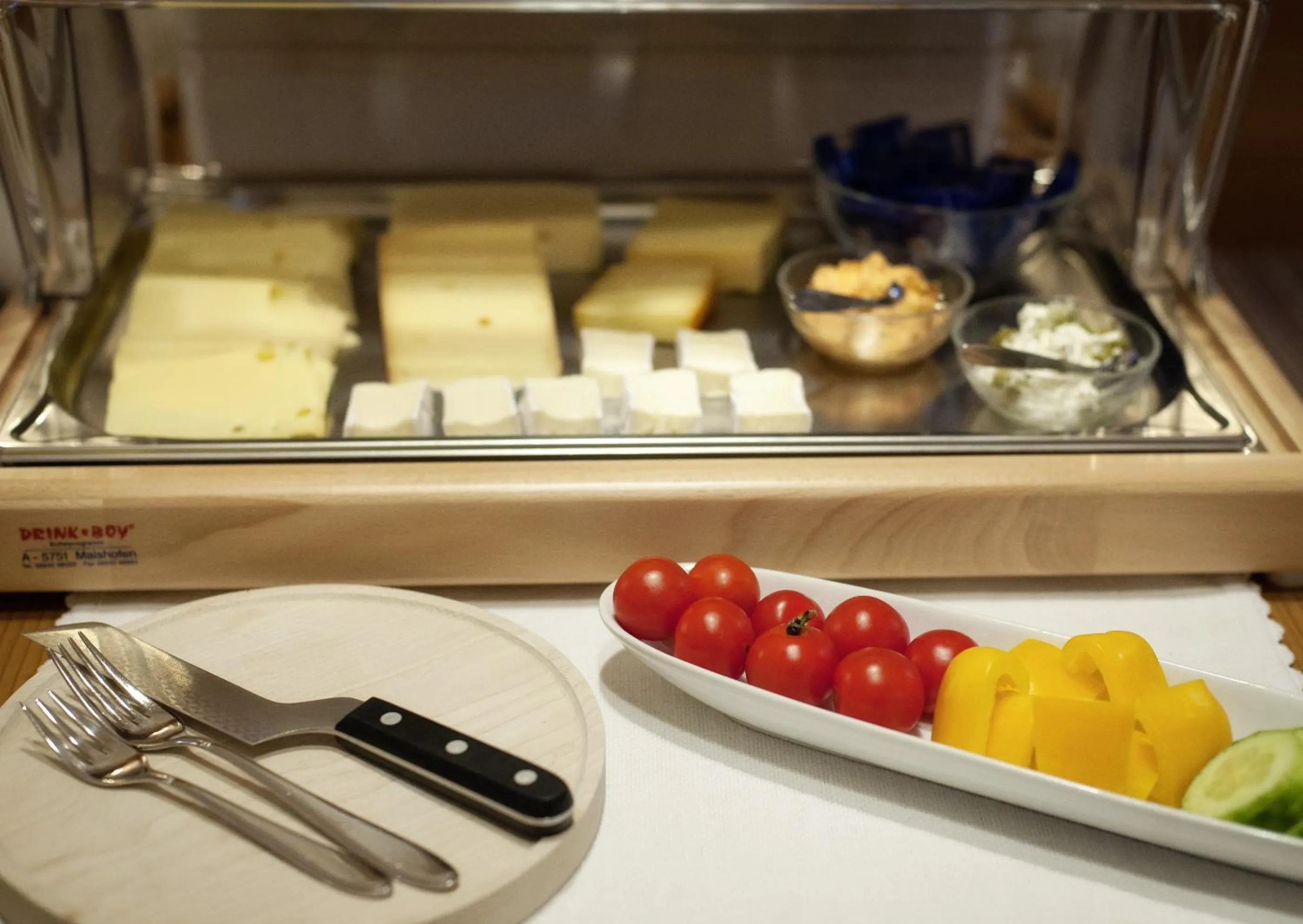 Buffet breakfast in Hotel Garni Albona