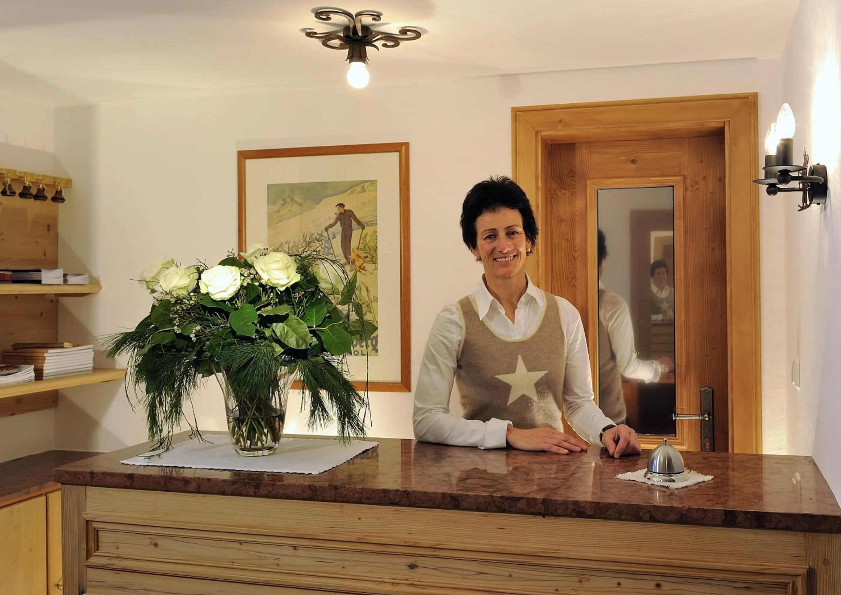 Lobby or reception in Hotel Garni Albona