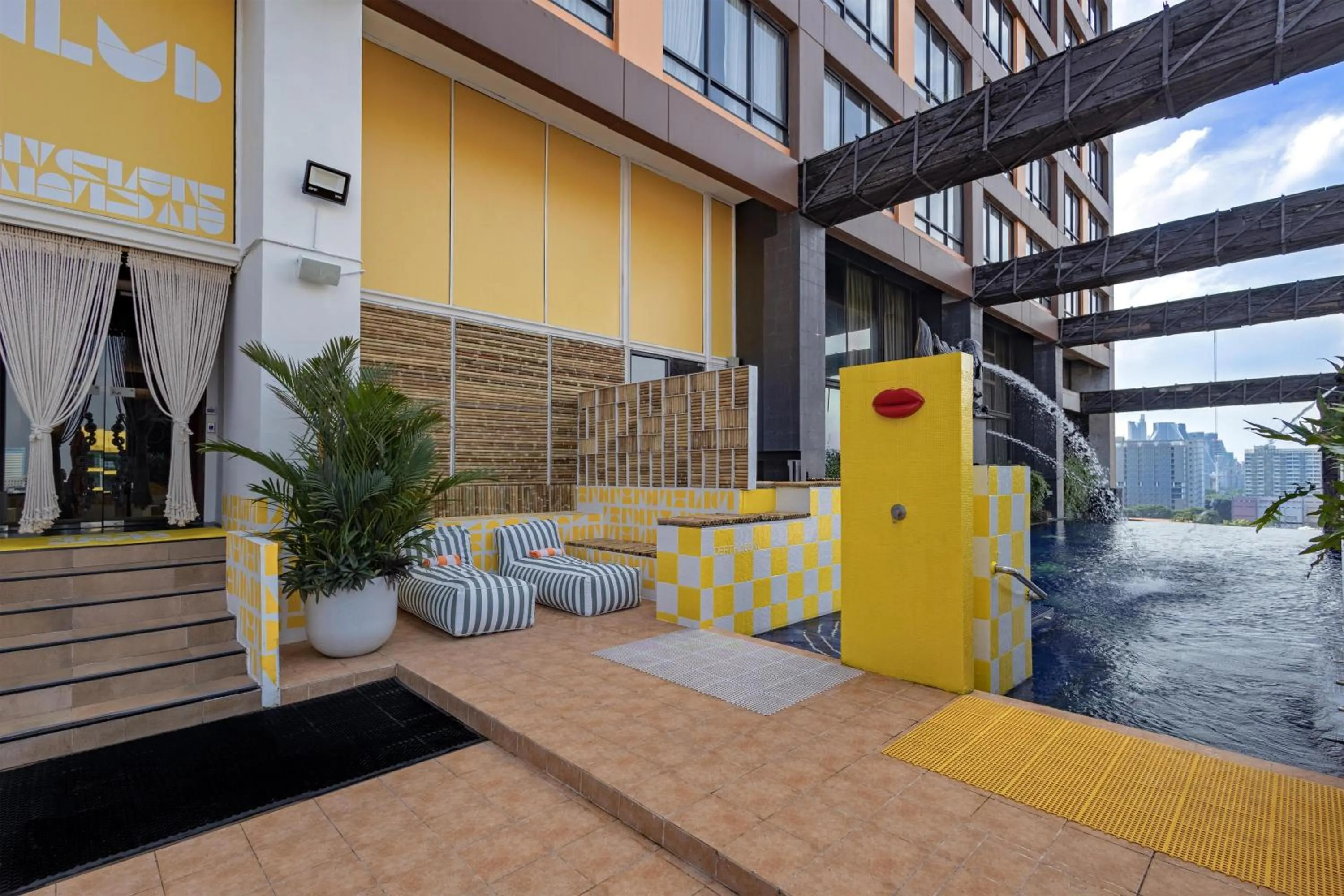 Pool view in Siam At Siam Design Hotel Bangkok