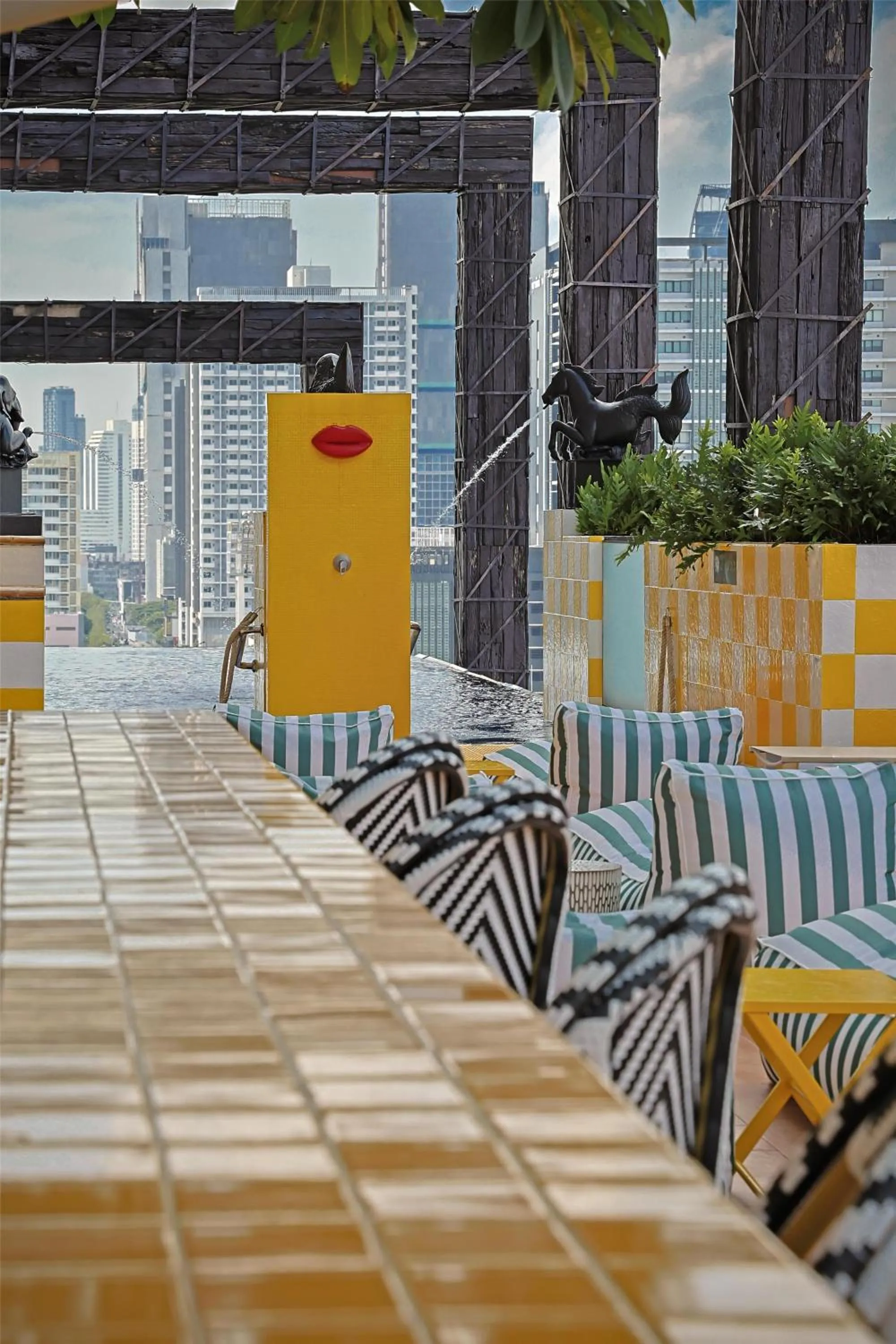 Pool view in Siam At Siam Design Hotel Bangkok