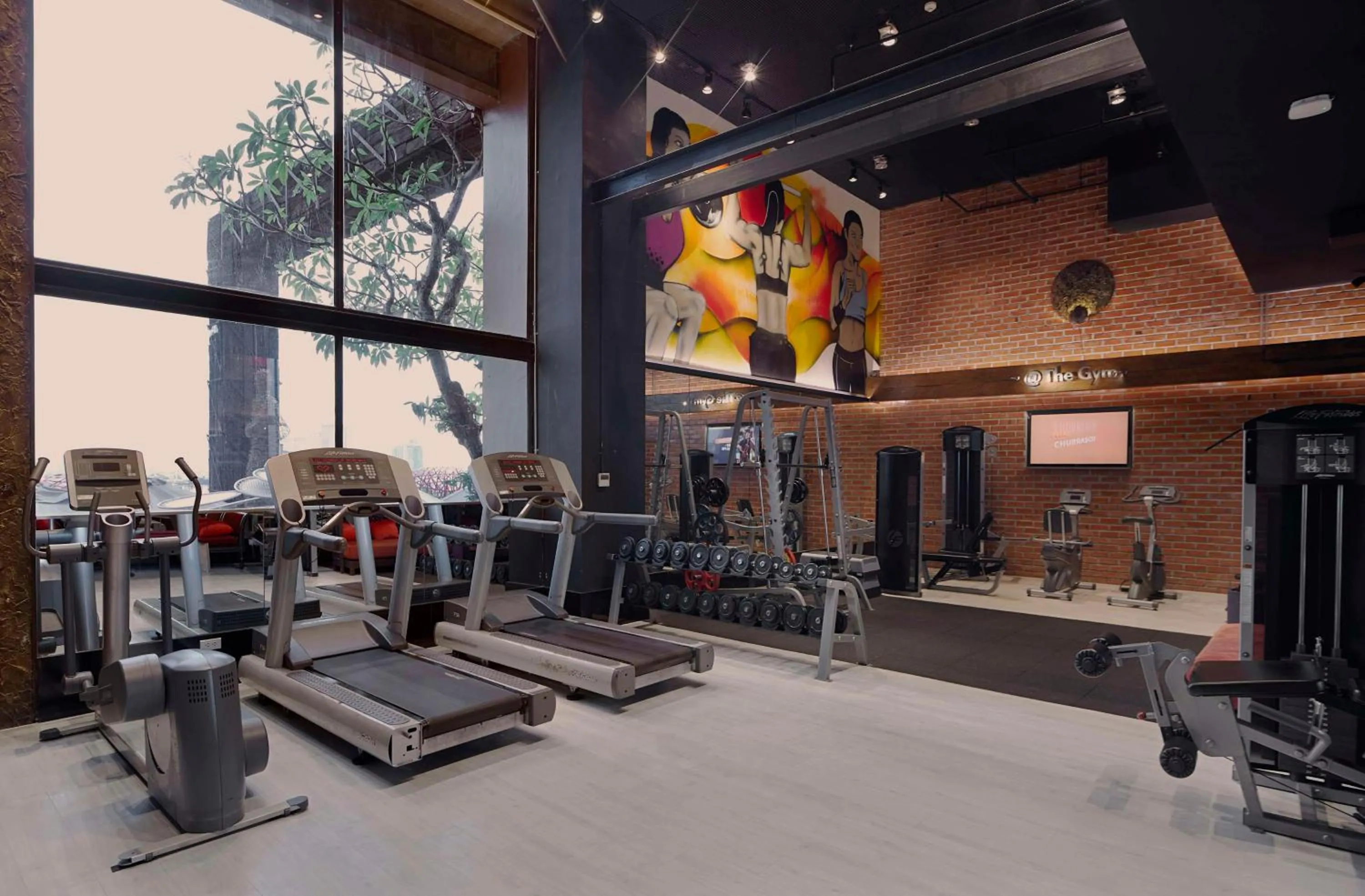 Fitness centre/facilities in Siam At Siam Design Hotel Bangkok