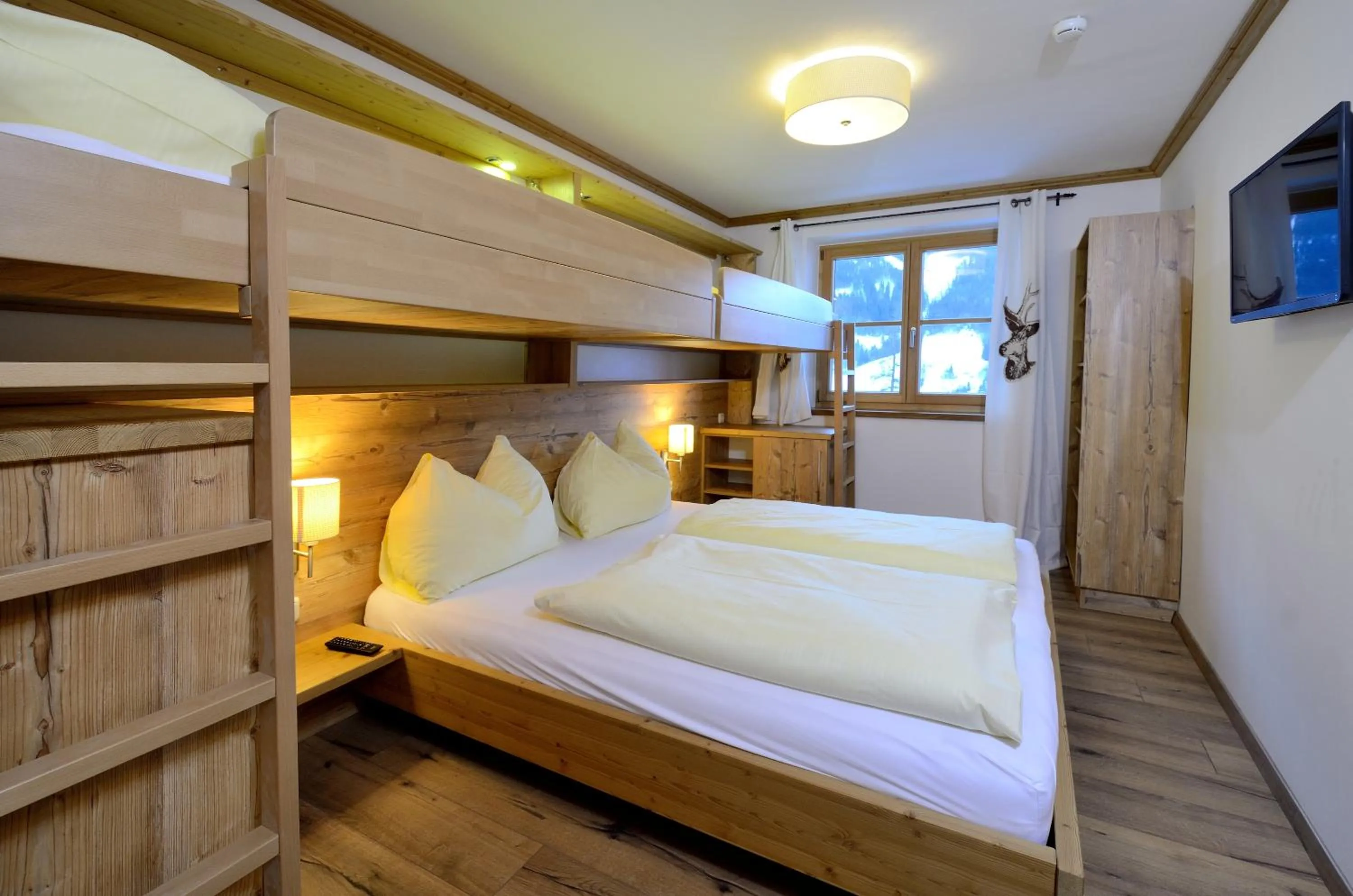 Bedroom, Bed in Bachgut - Das Resort am Berg