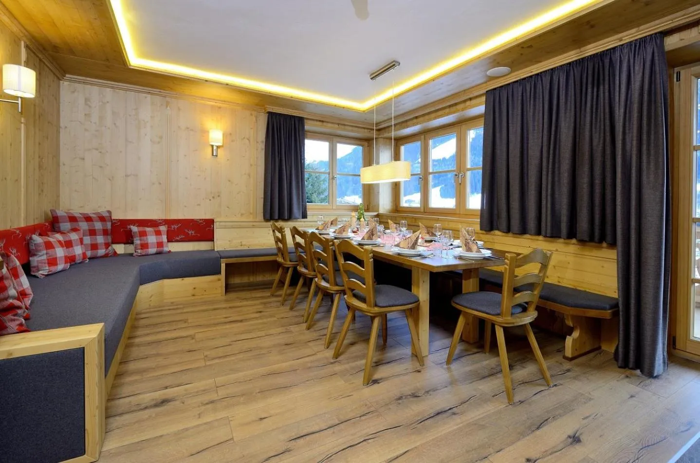 Dining area in Bachgut - Das Resort am Berg