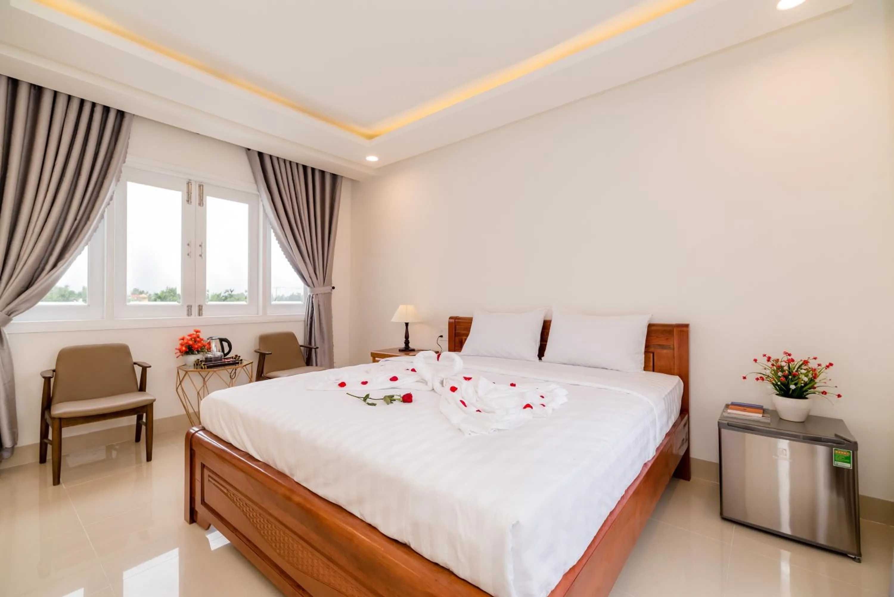 Bed in Chi Thanh Villa