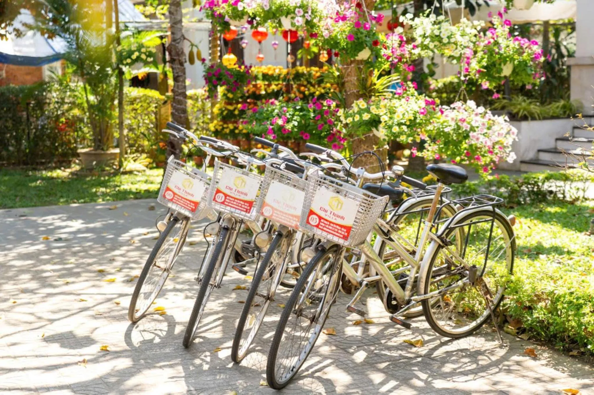 Garden view in Chi Thanh Villa