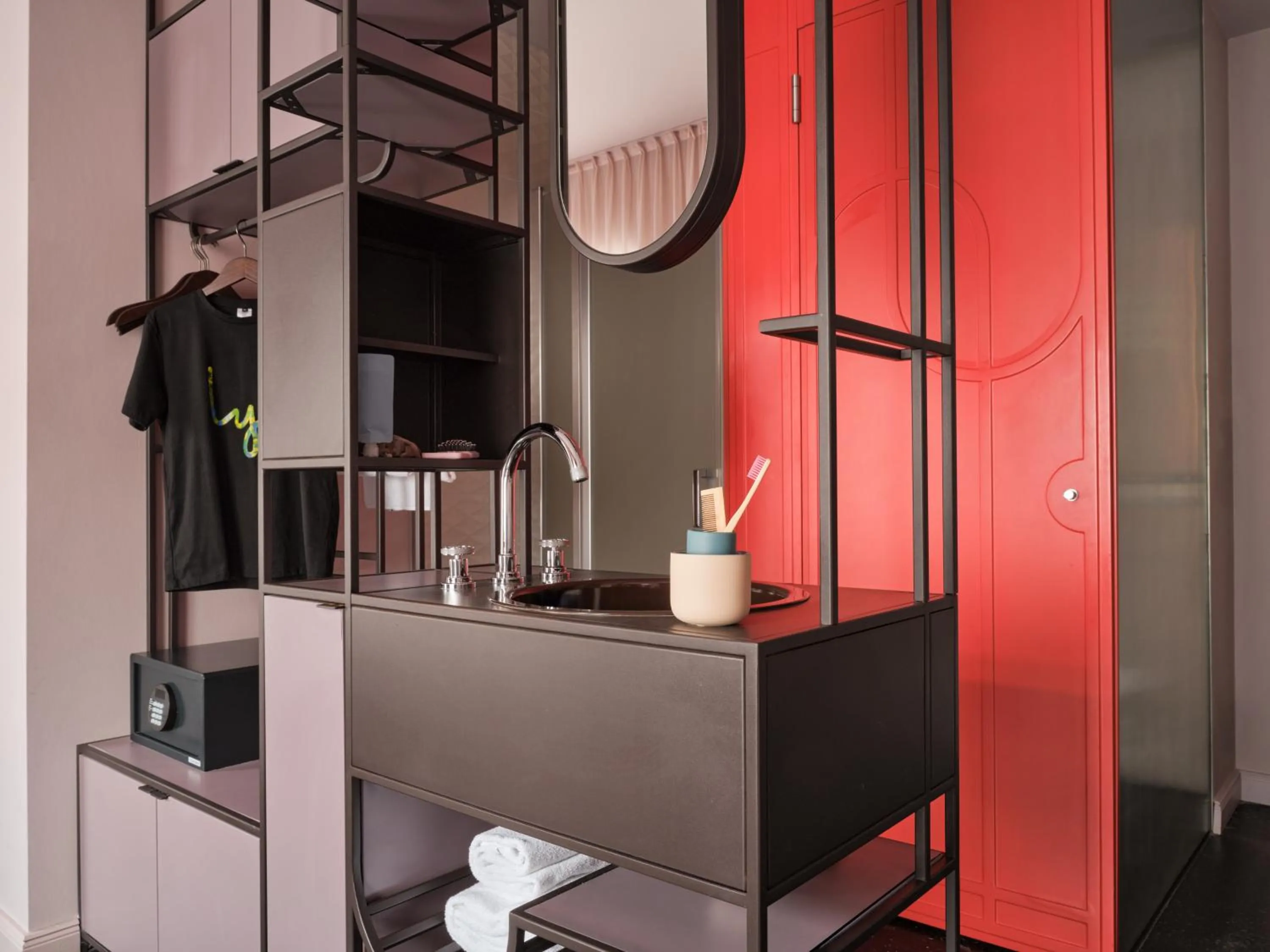 Bathroom in lyf East Frankfurt