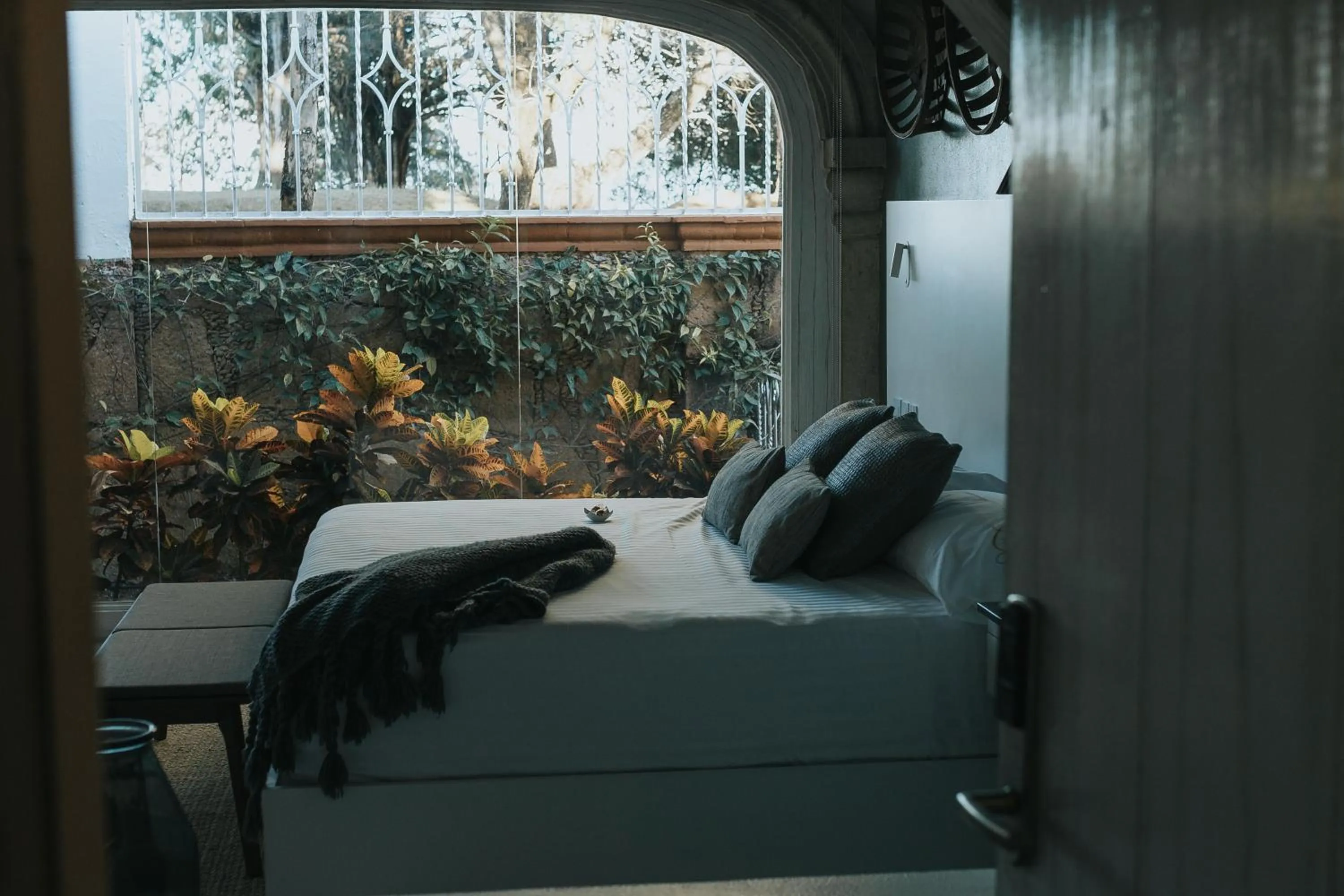 Garden view, Bed in Hotel Boutique de Cantera Y Plata