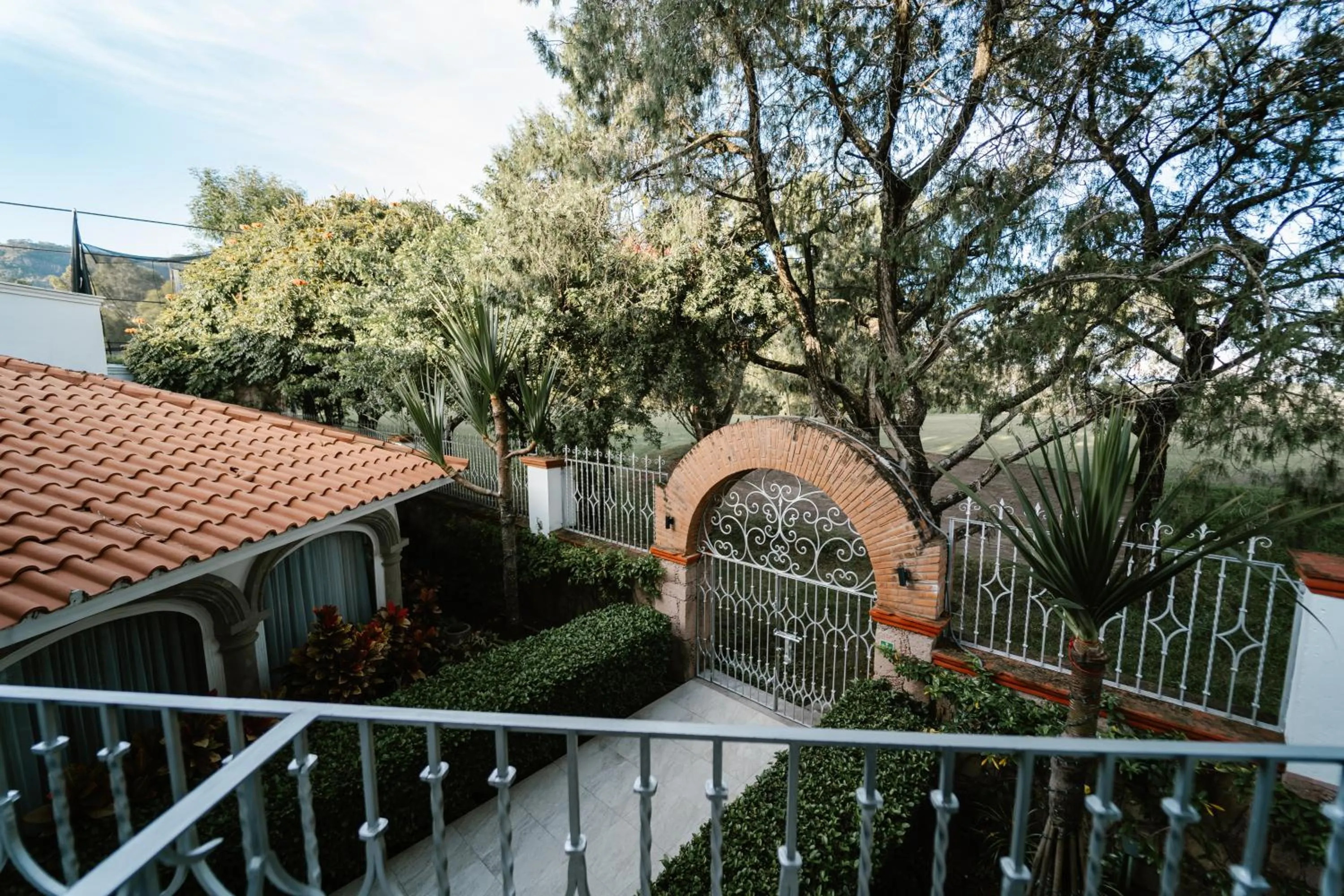 Inner courtyard view in Hotel Boutique de Cantera Y Plata