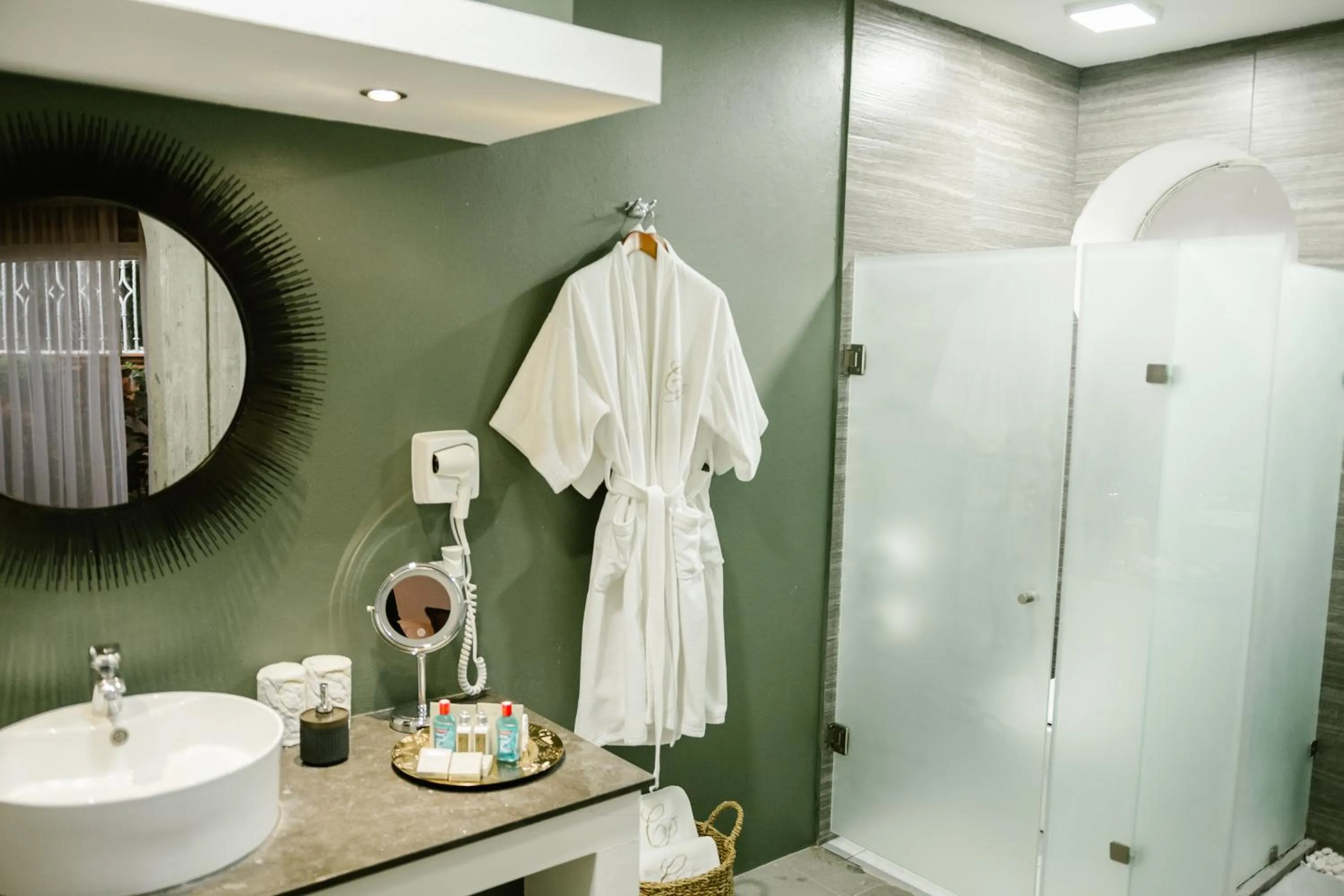 Shower in Hotel Boutique de Cantera Y Plata