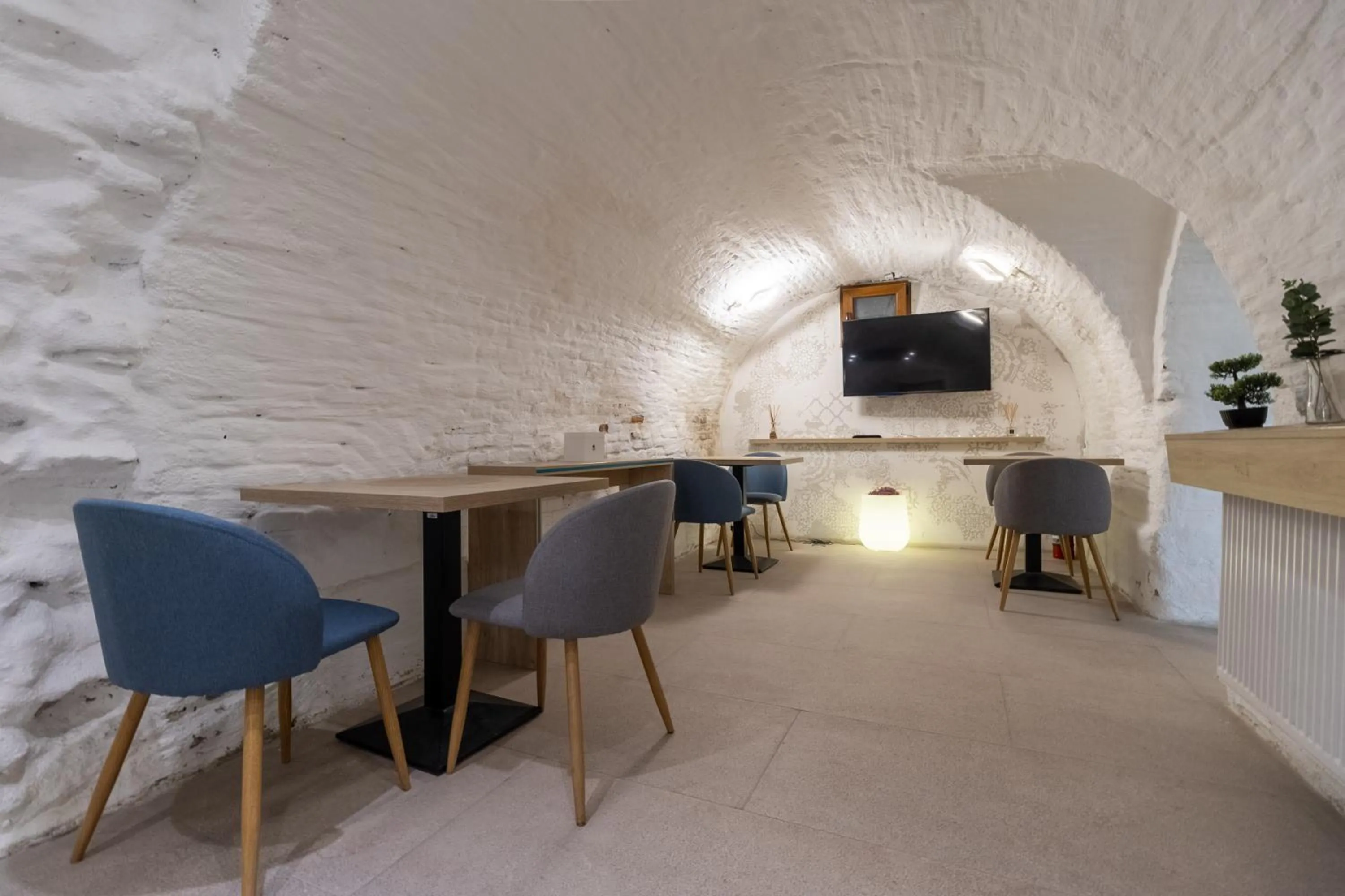 Seating area in Lumiere House Sibiu