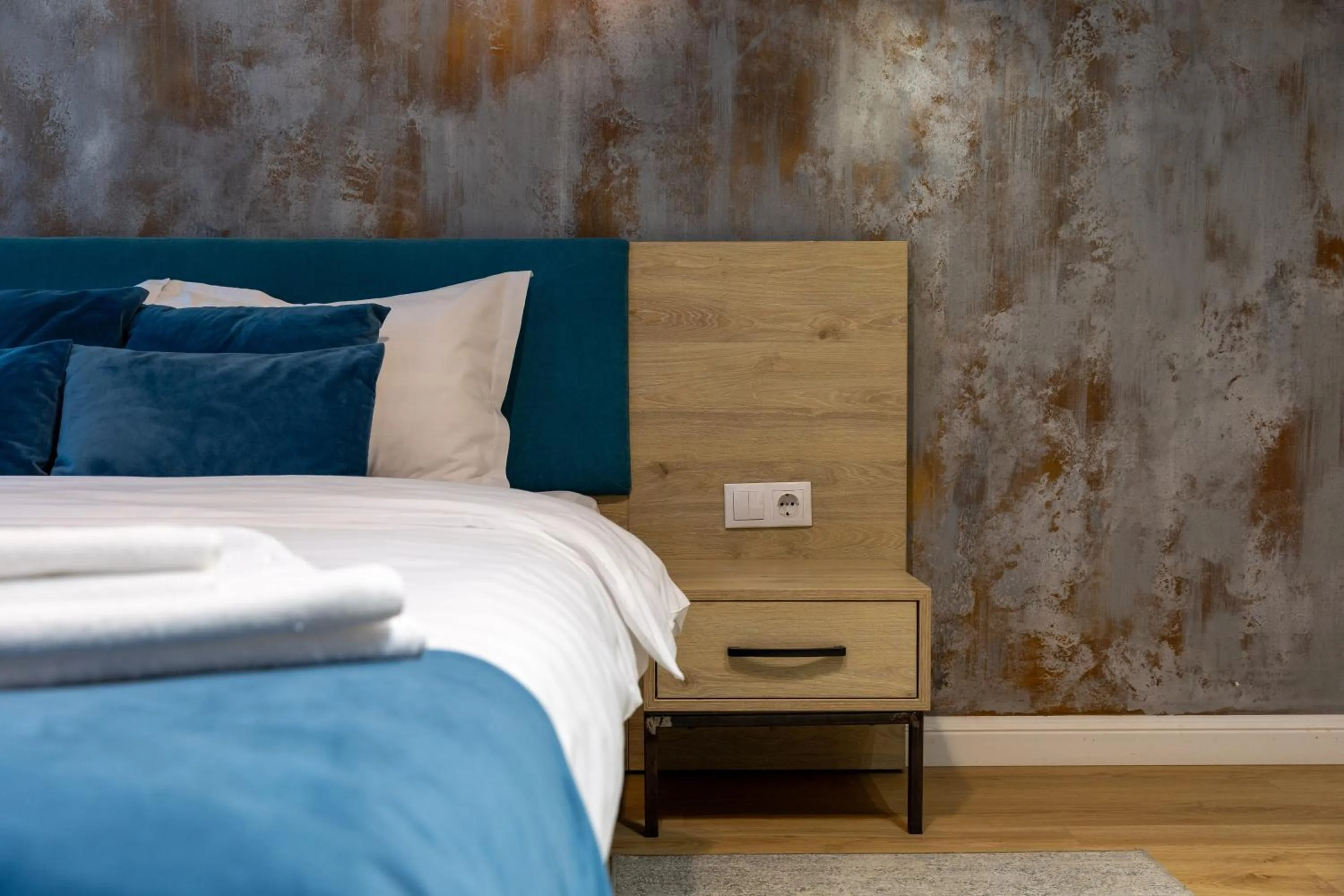 Decorative detail, Bed in Lumiere House Sibiu