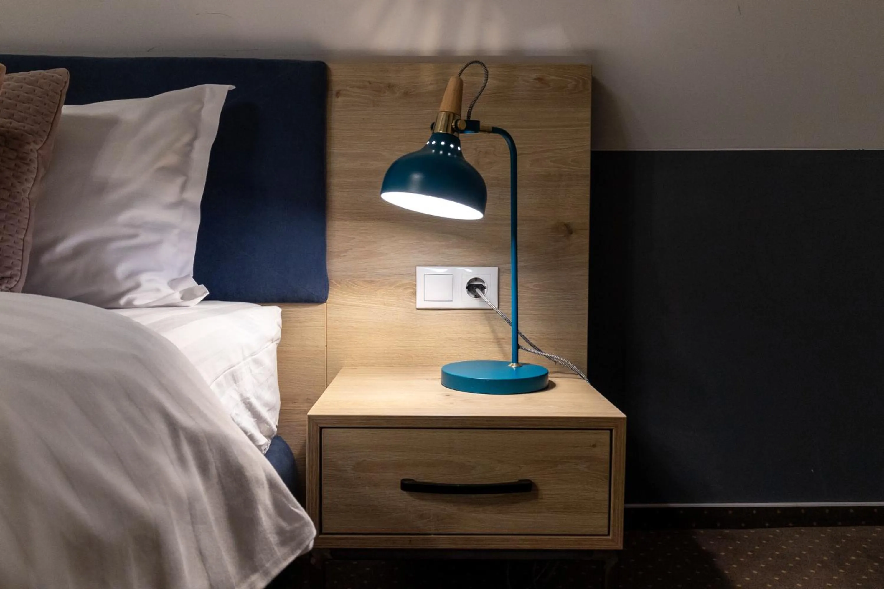 Decorative detail, Bed in Lumiere House Sibiu