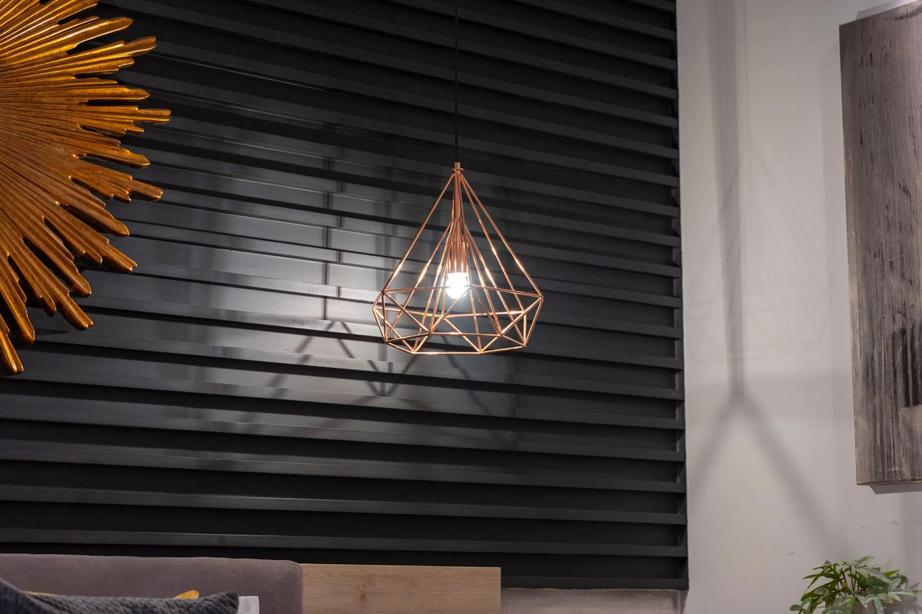 Decorative detail in Lumiere House Sibiu