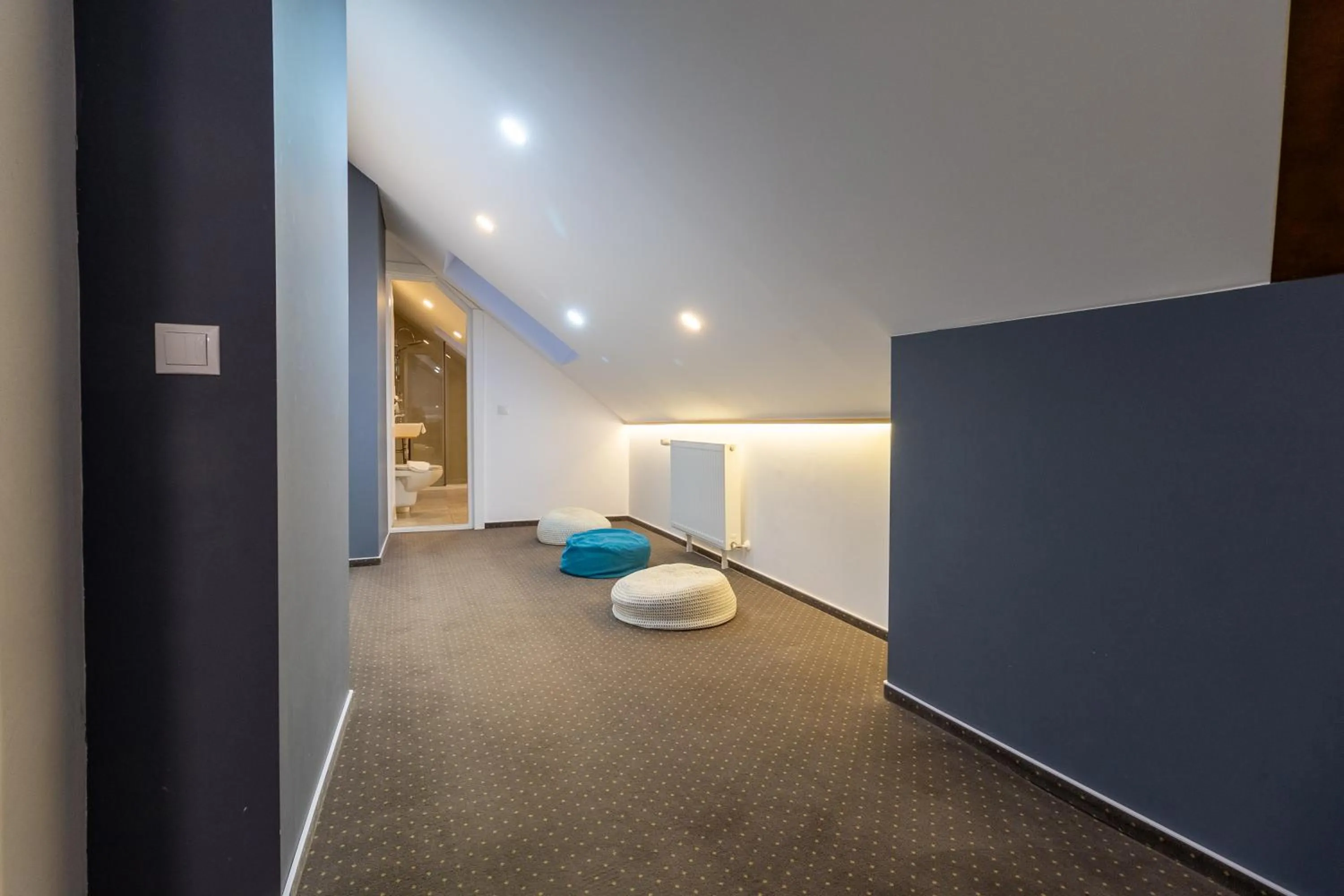 Seating area in Lumiere House Sibiu