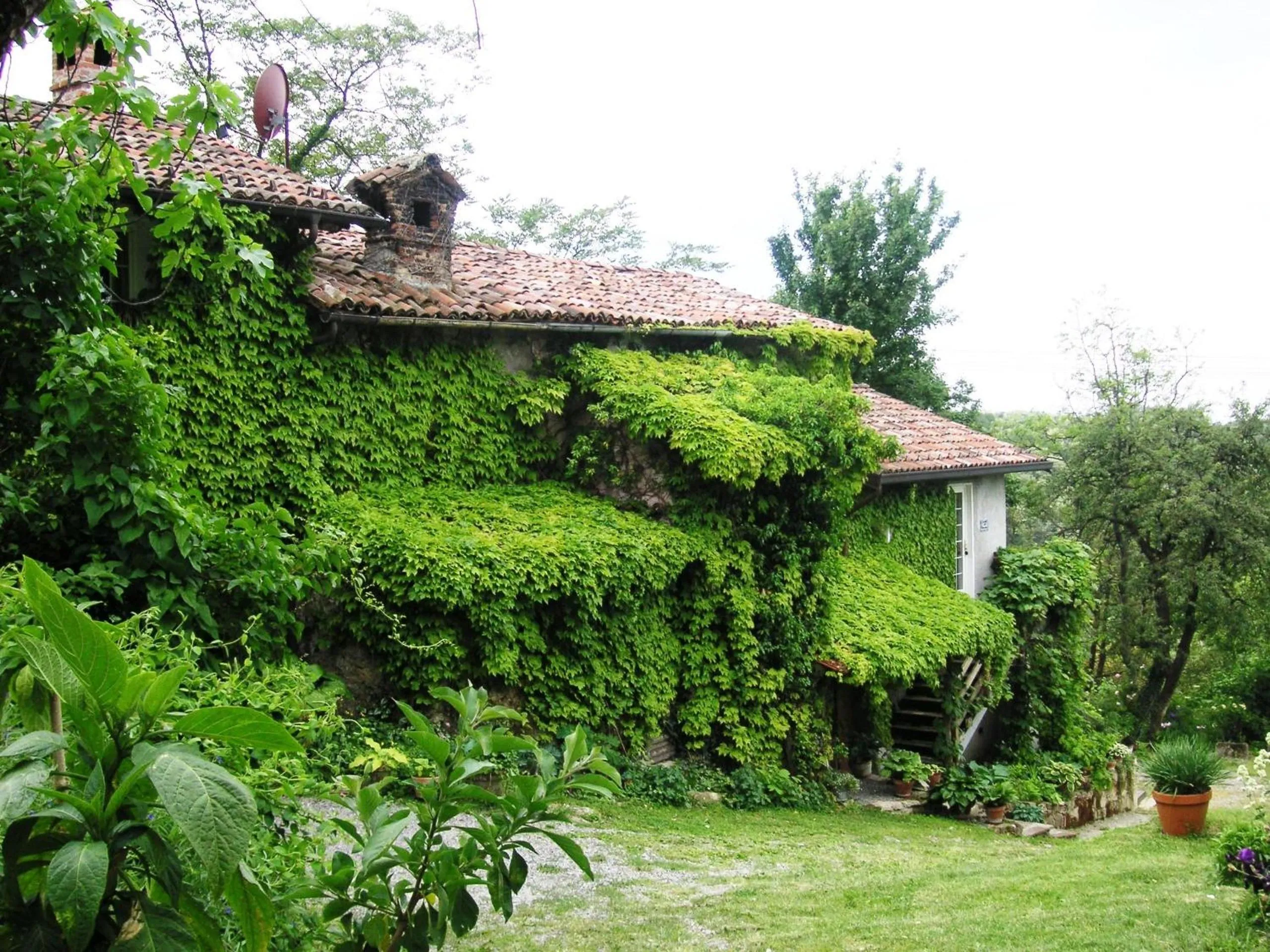Facade/entrance in La Traversina