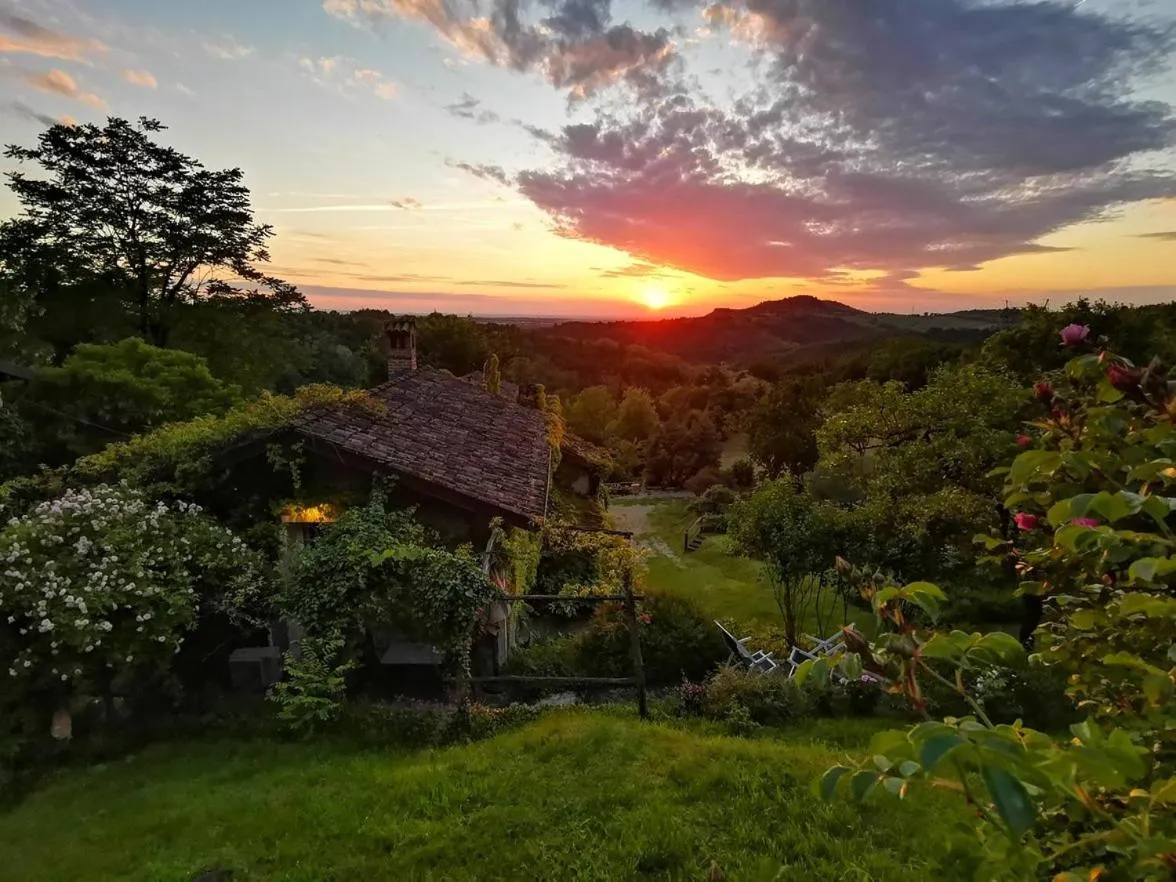 Garden view in La Traversina