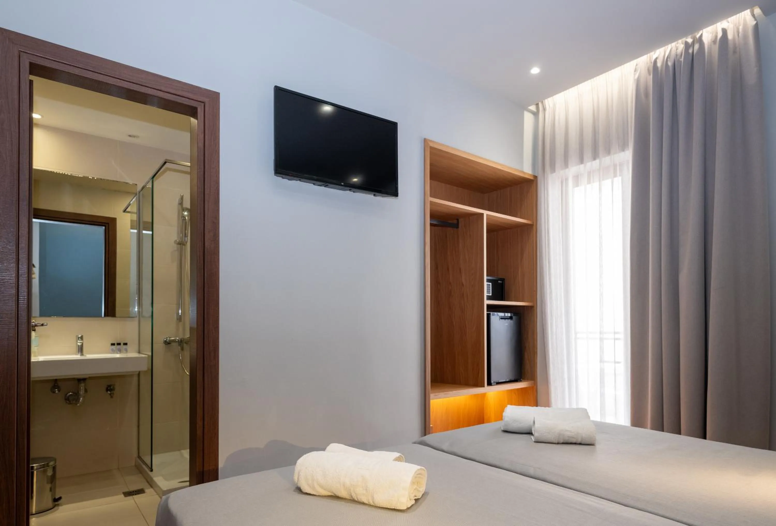 Bedroom, Bed in Athinaiko Hotel