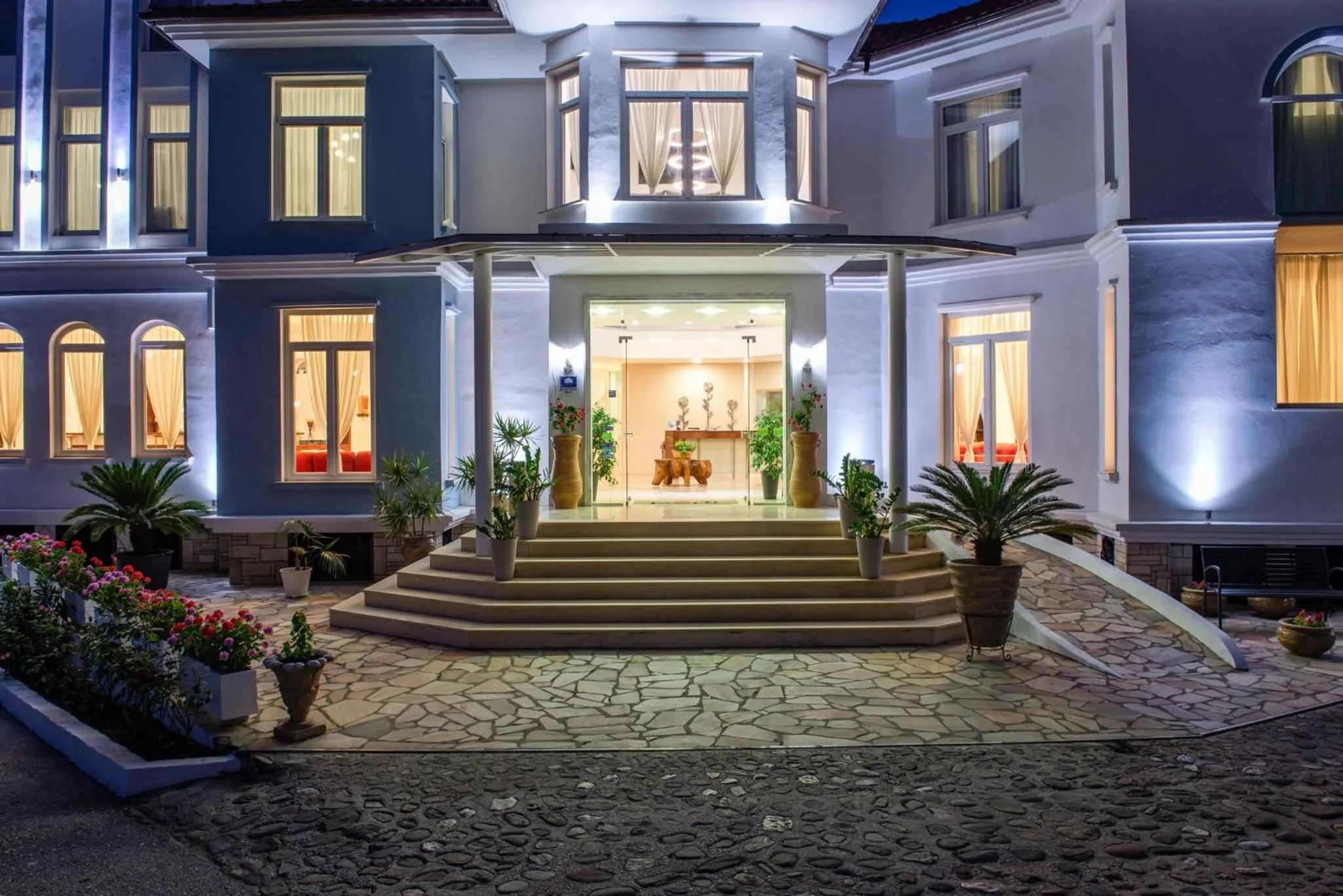 Property building in Porfi Beach Hotel