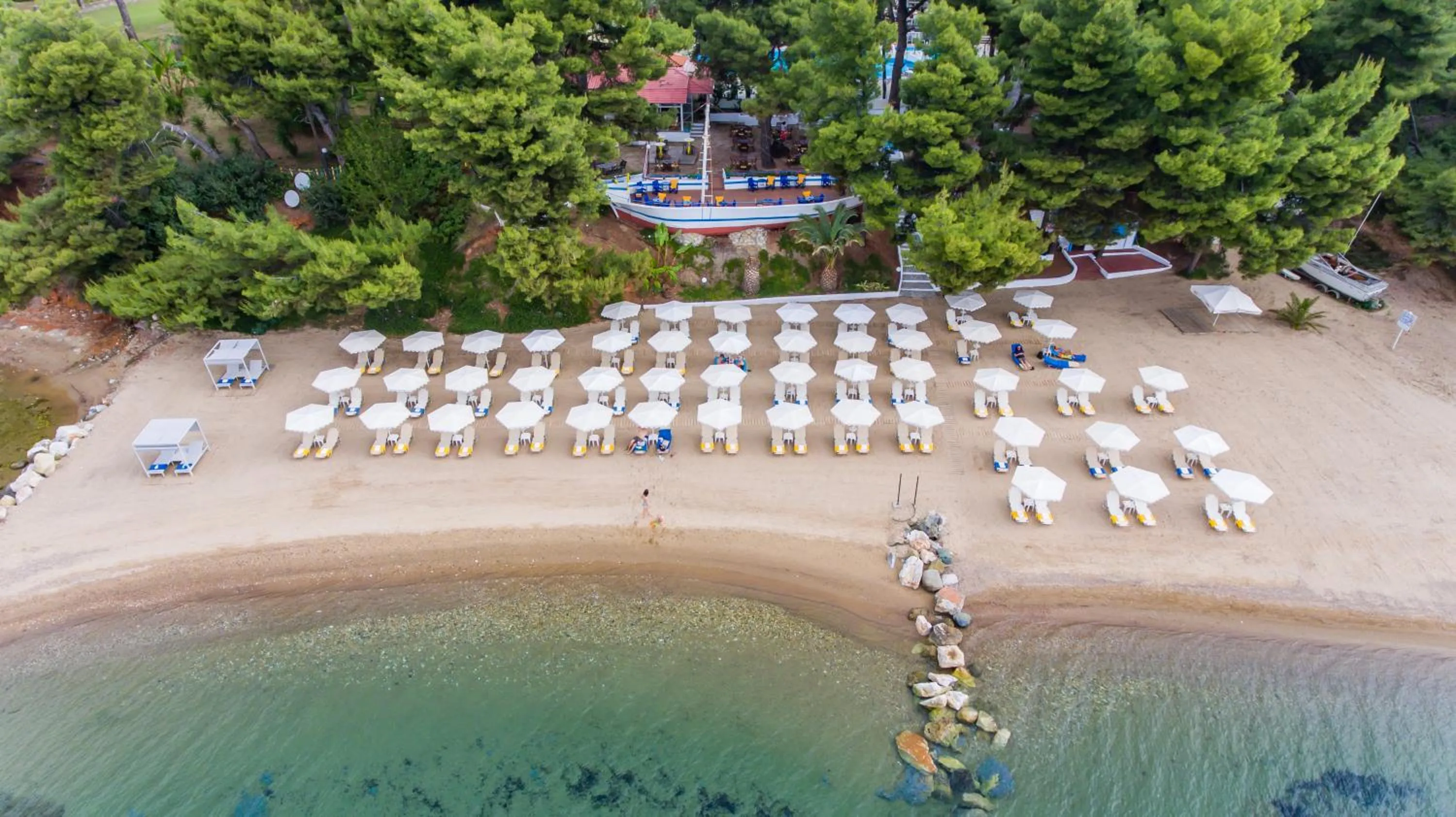 Beach in Porfi Beach Hotel
