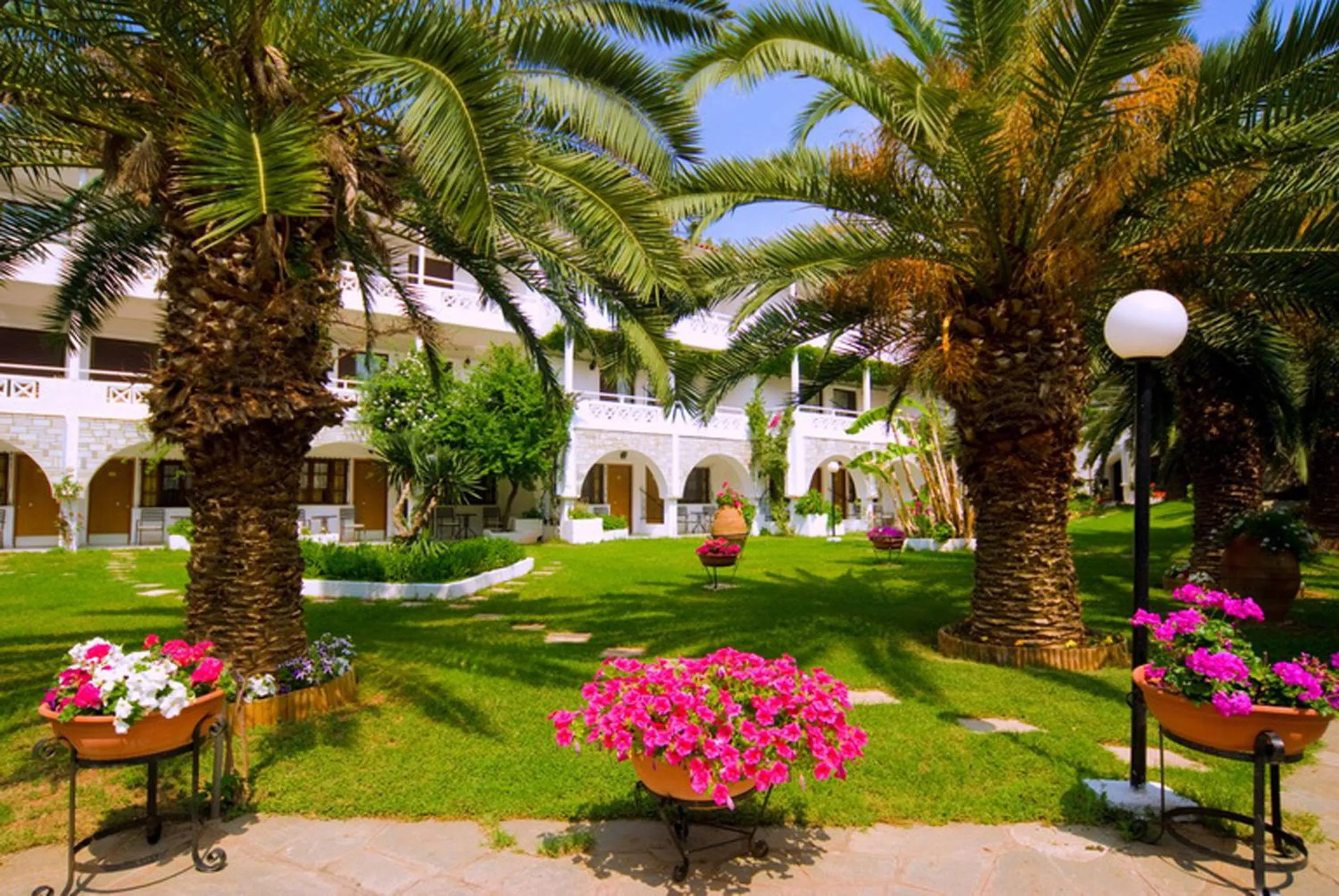 Spring in Porfi Beach Hotel