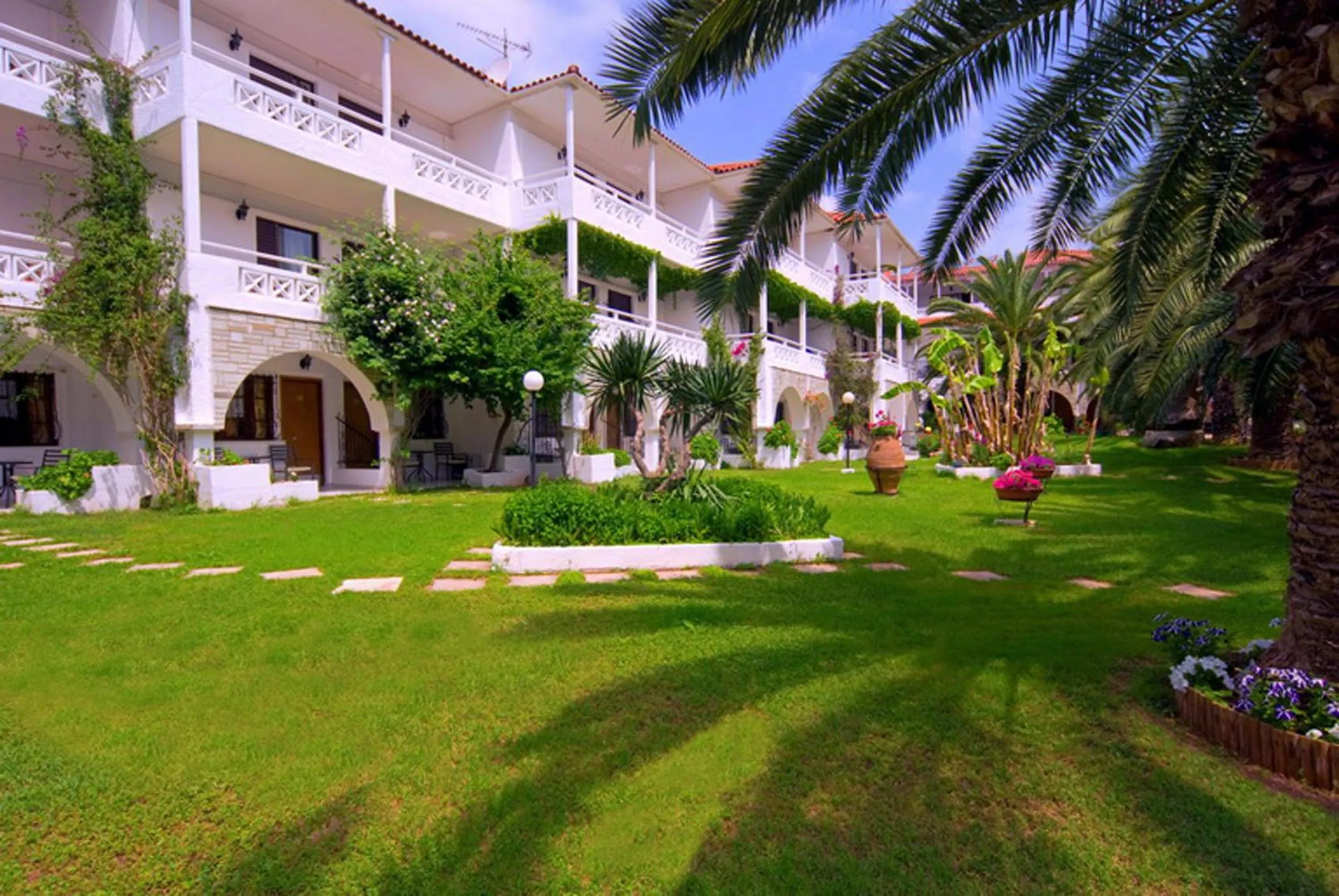 Property building in Porfi Beach Hotel