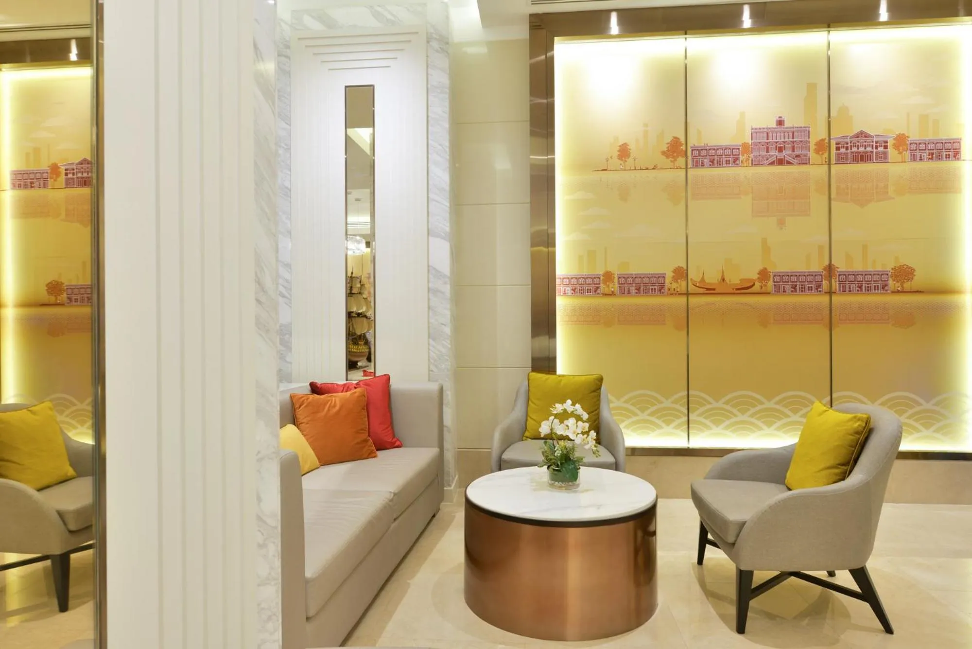 Lobby or reception in Centre Point Plus Hotel Silom - Newly Renovated