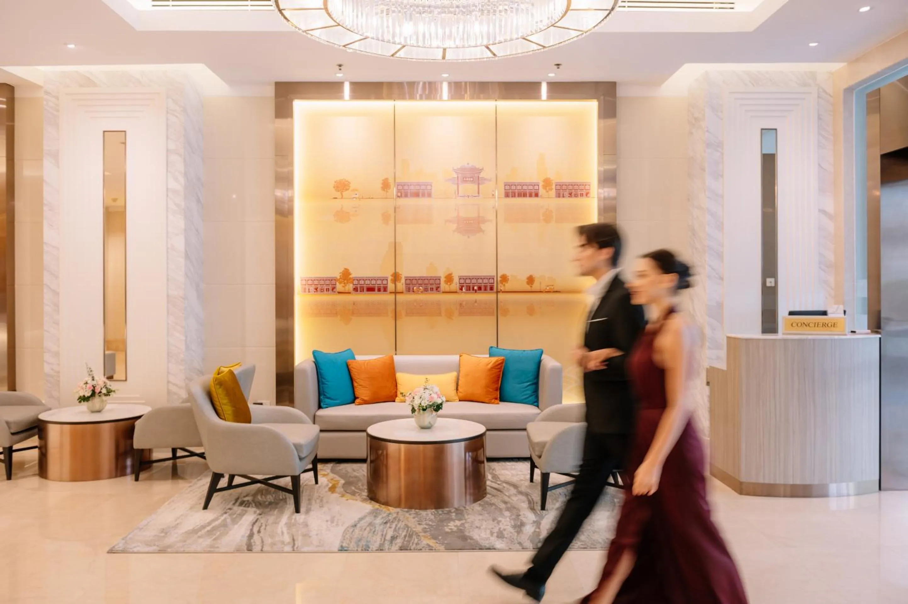 Lobby or reception in Centre Point Plus Hotel Silom - Newly Renovated