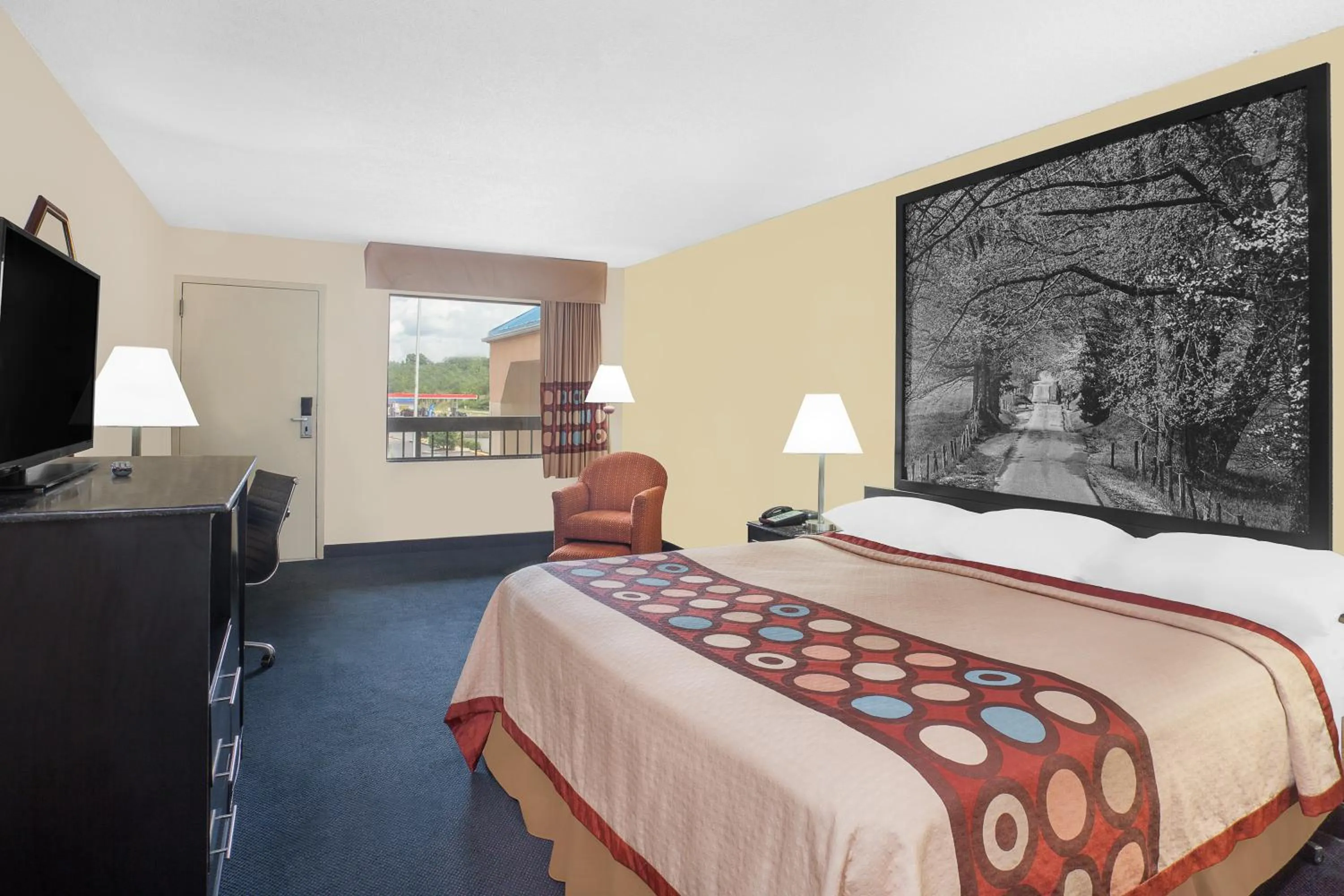 Bed in Super 8 by Wyndham Bulls Gap Greeneville Area