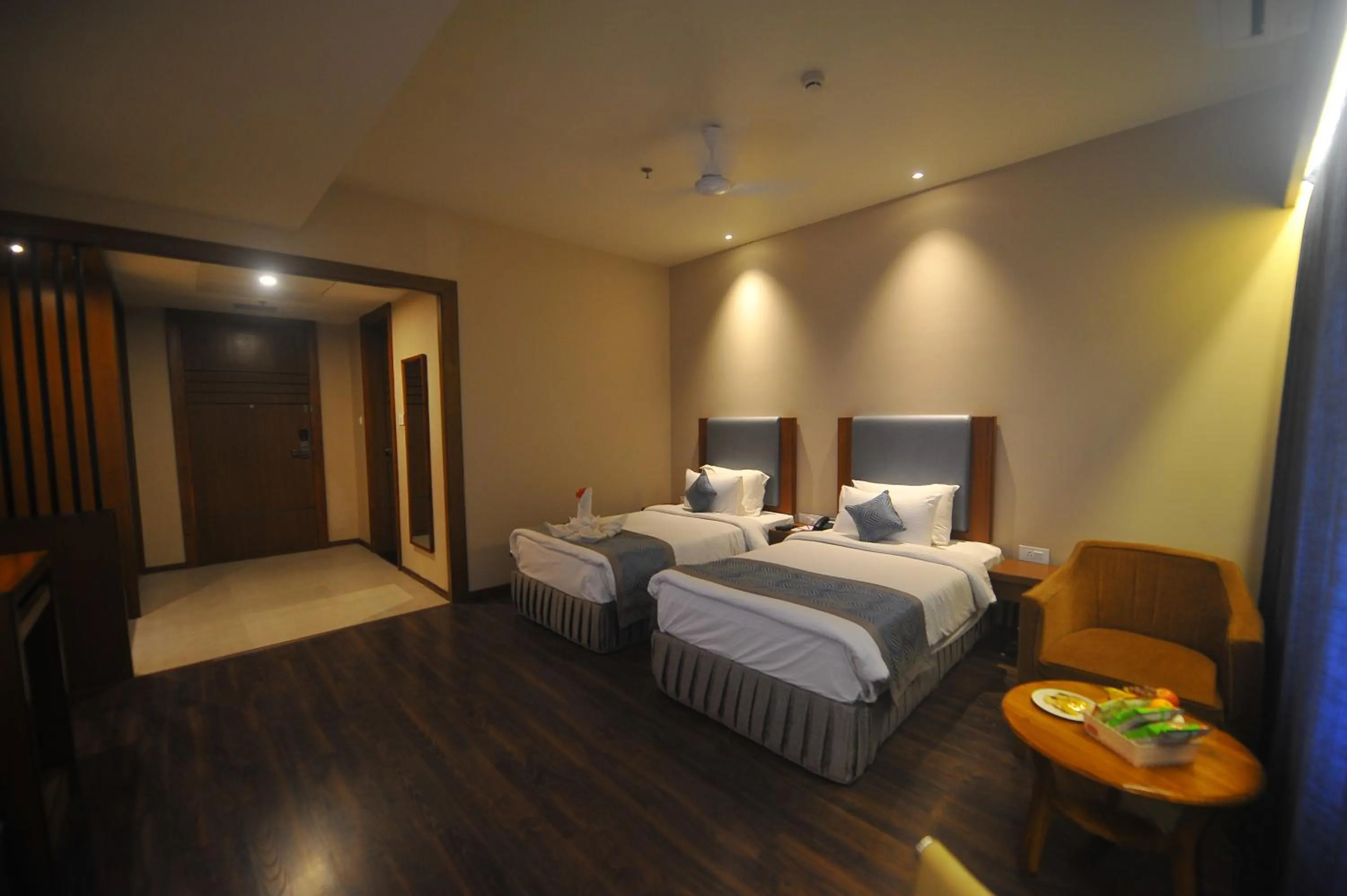 Bed in Pipul Padmaja Premium Hotel