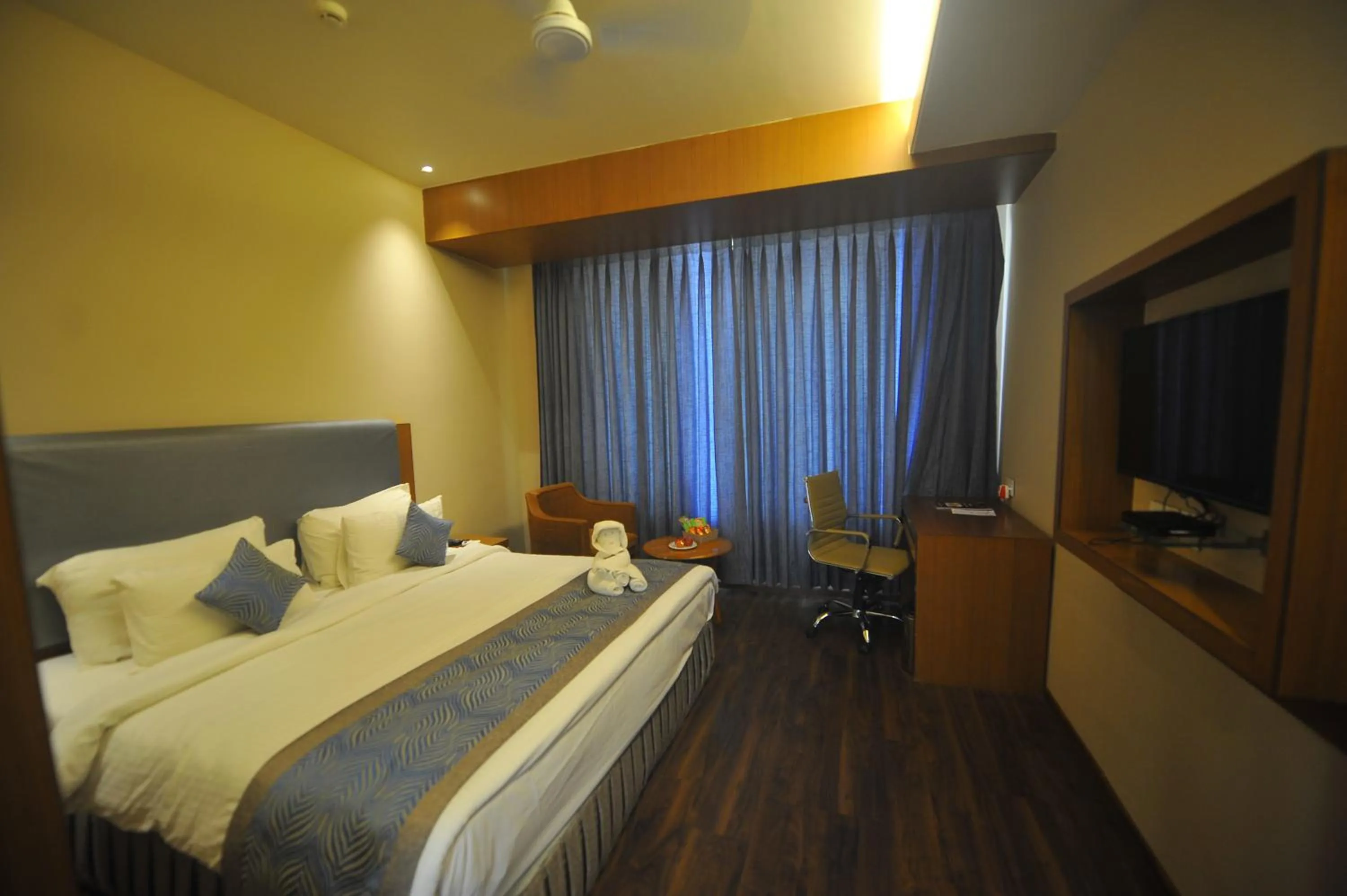 Photo of the whole room, Bed in Pipul Padmaja Premium Hotel