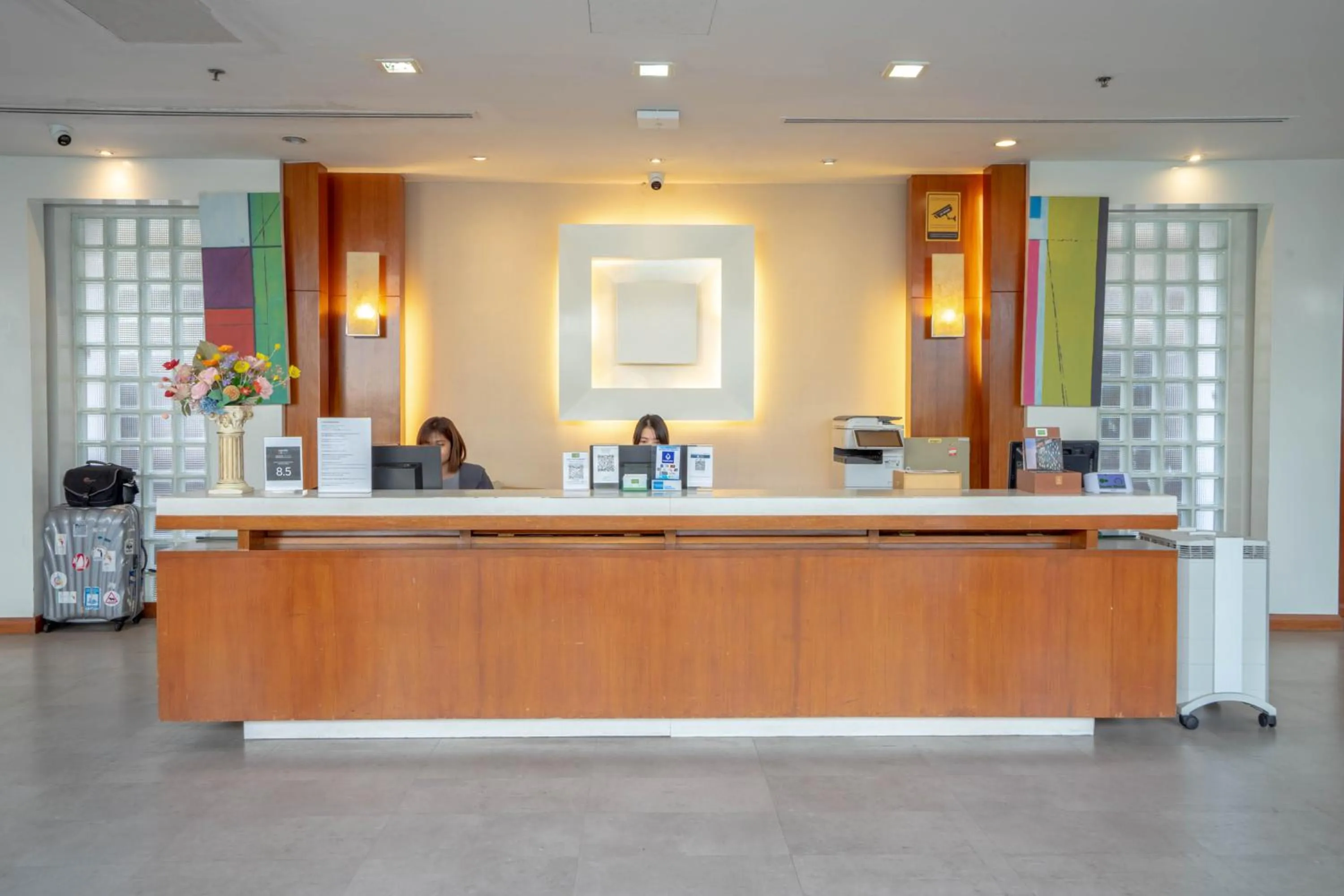 Lobby or reception in AT EASE saladaeng by AETAS