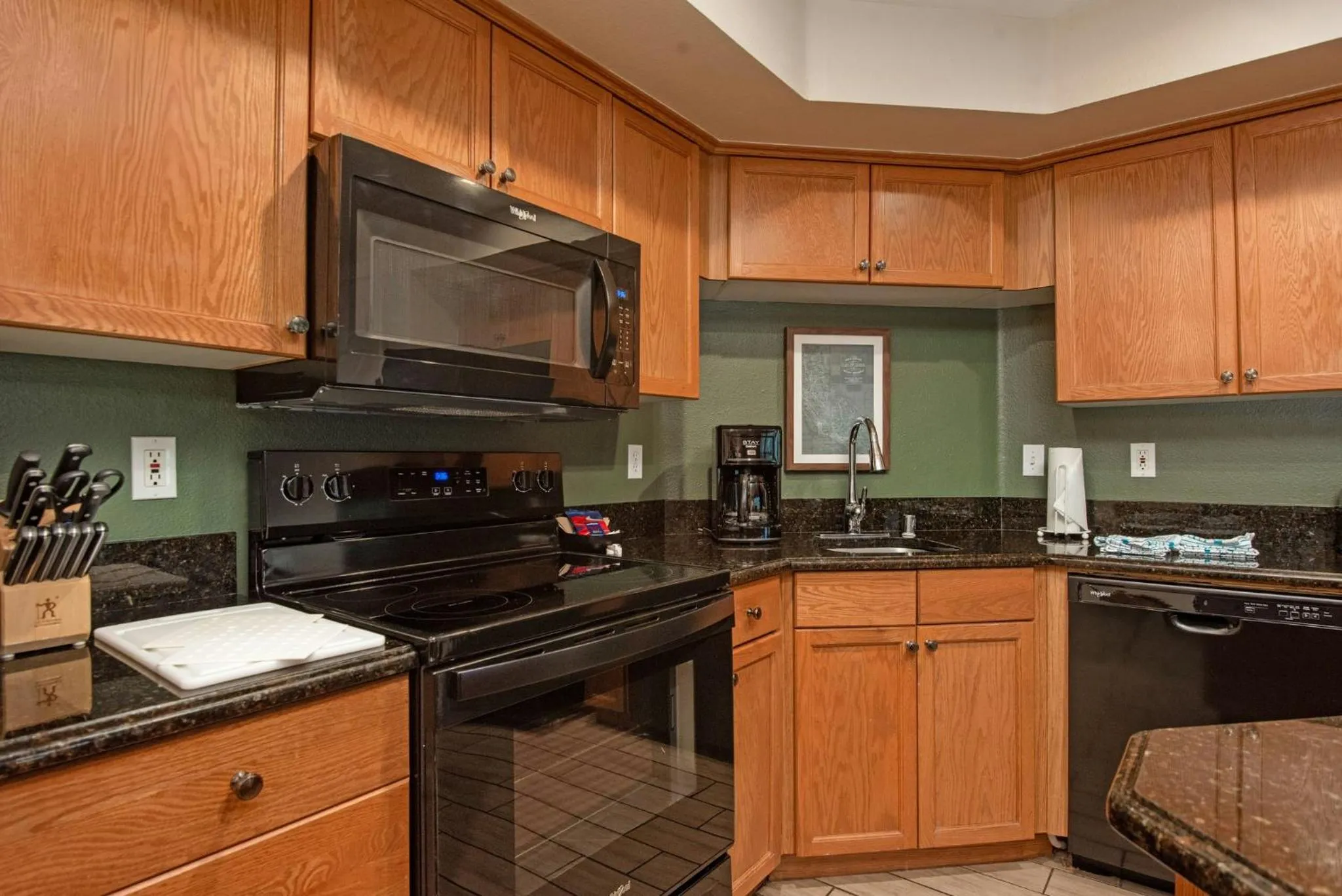 Communal kitchen in WorldMark Angels Camp