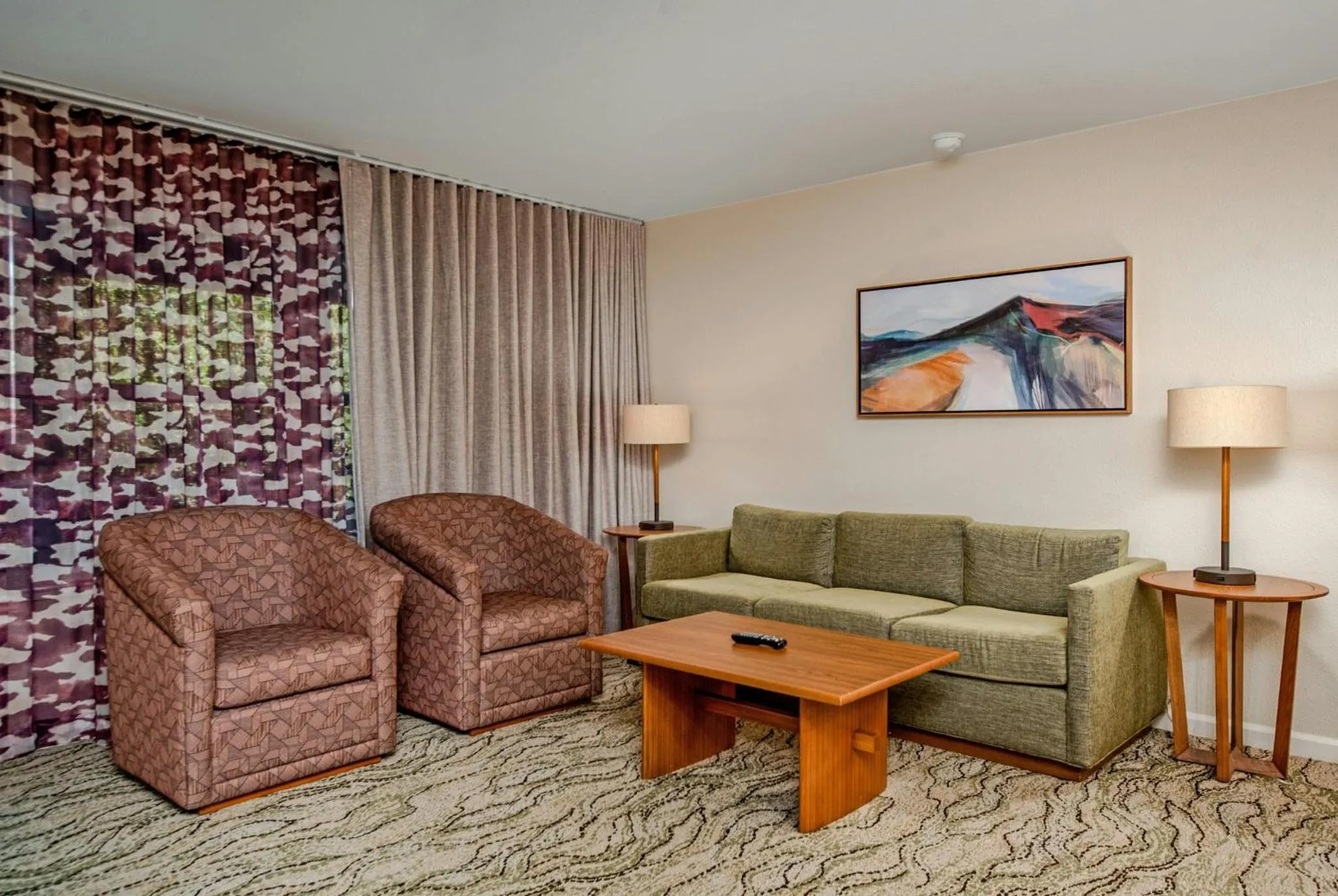 Living room in WorldMark Angels Camp