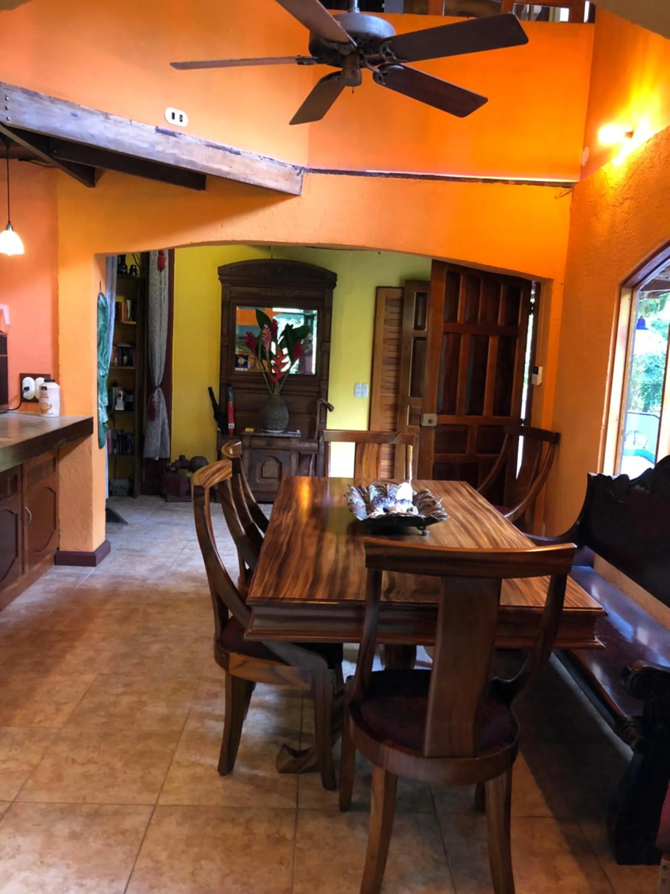 Dining area in Agua Inn